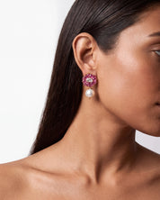 Floret Earrings (ruby) | AMARIS JEWELS | Fine Jewelry