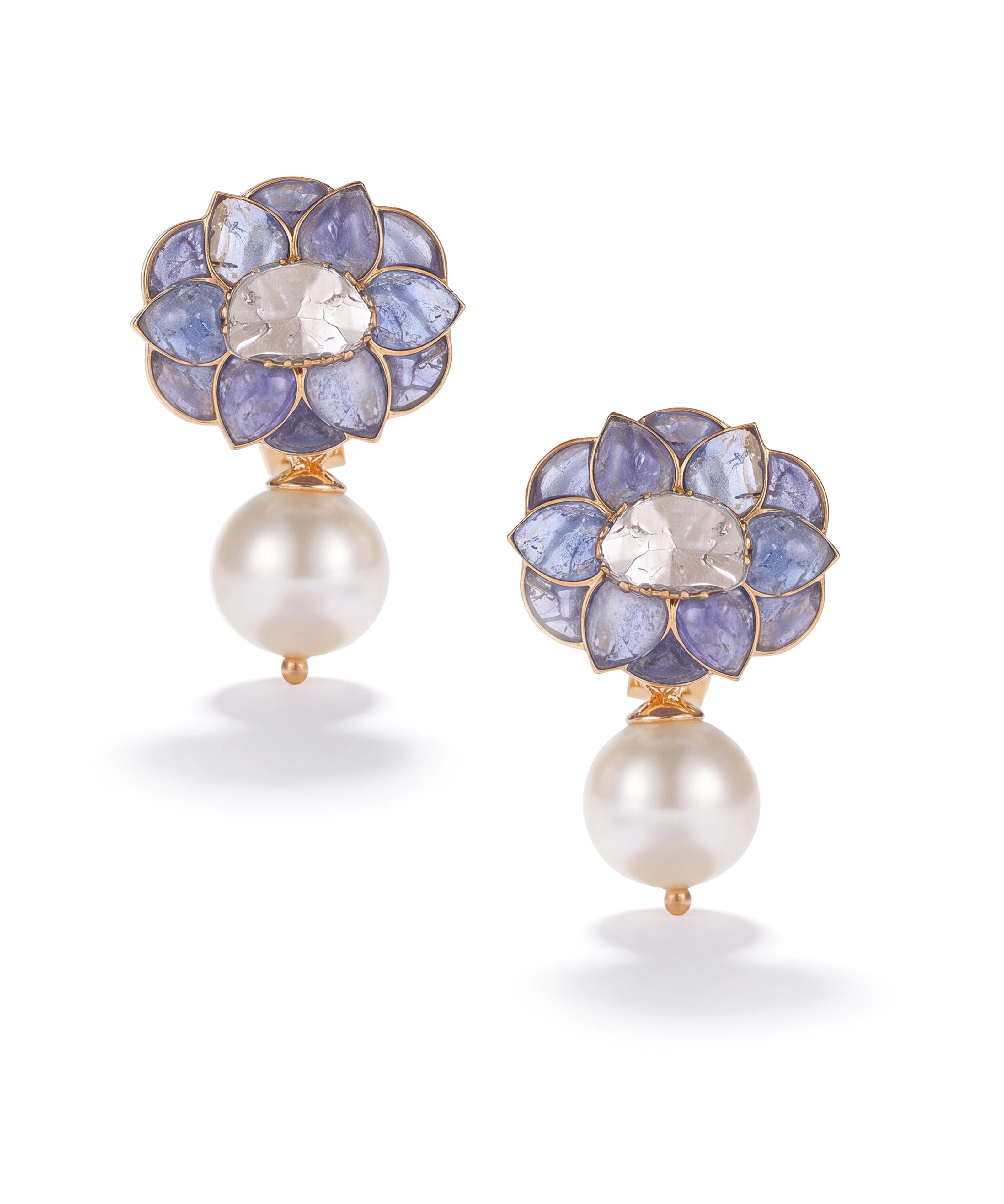 Floret Earrings (tanzanites) | AMARIS JEWELS | Fine Jewelry