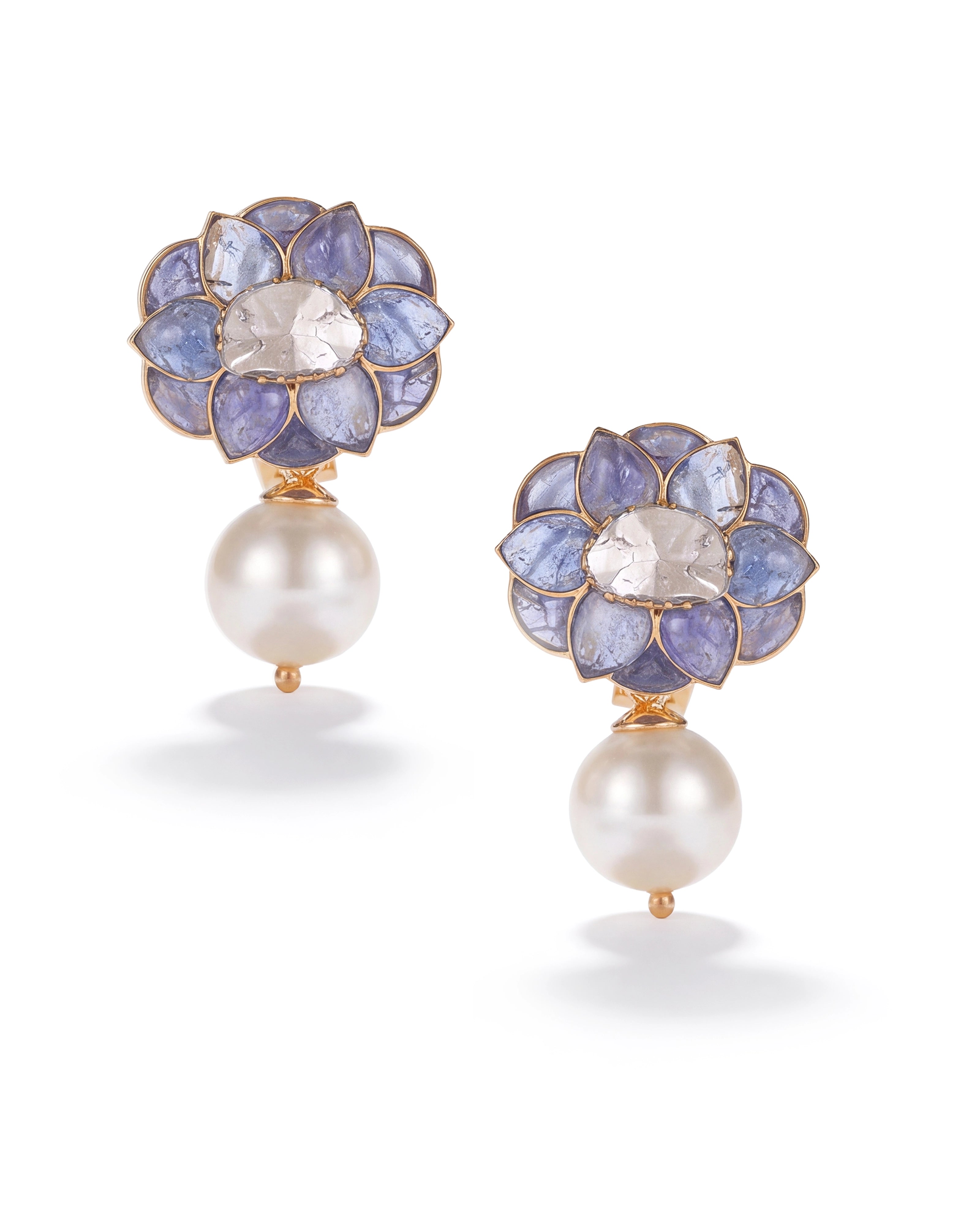 Floret Earrings (tanzanites) | AMARIS JEWELS | Fine Jewelry