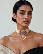 Flower Garden Pearl Choker | AMARIS JEWELS | Fine Jewelry 