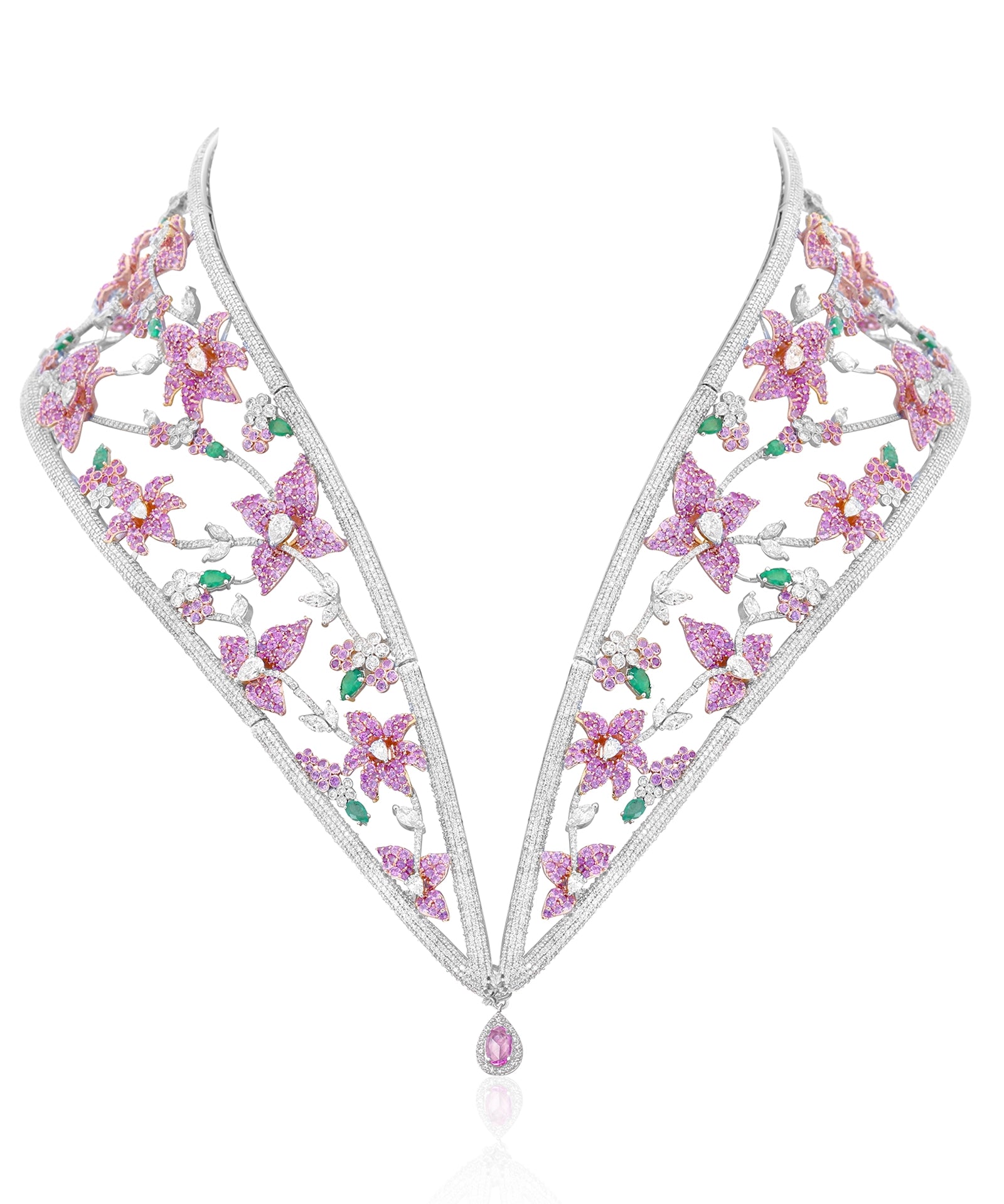 Flower Power Collar Necklace | AMARIS JEWELS | Fine Jewelry 