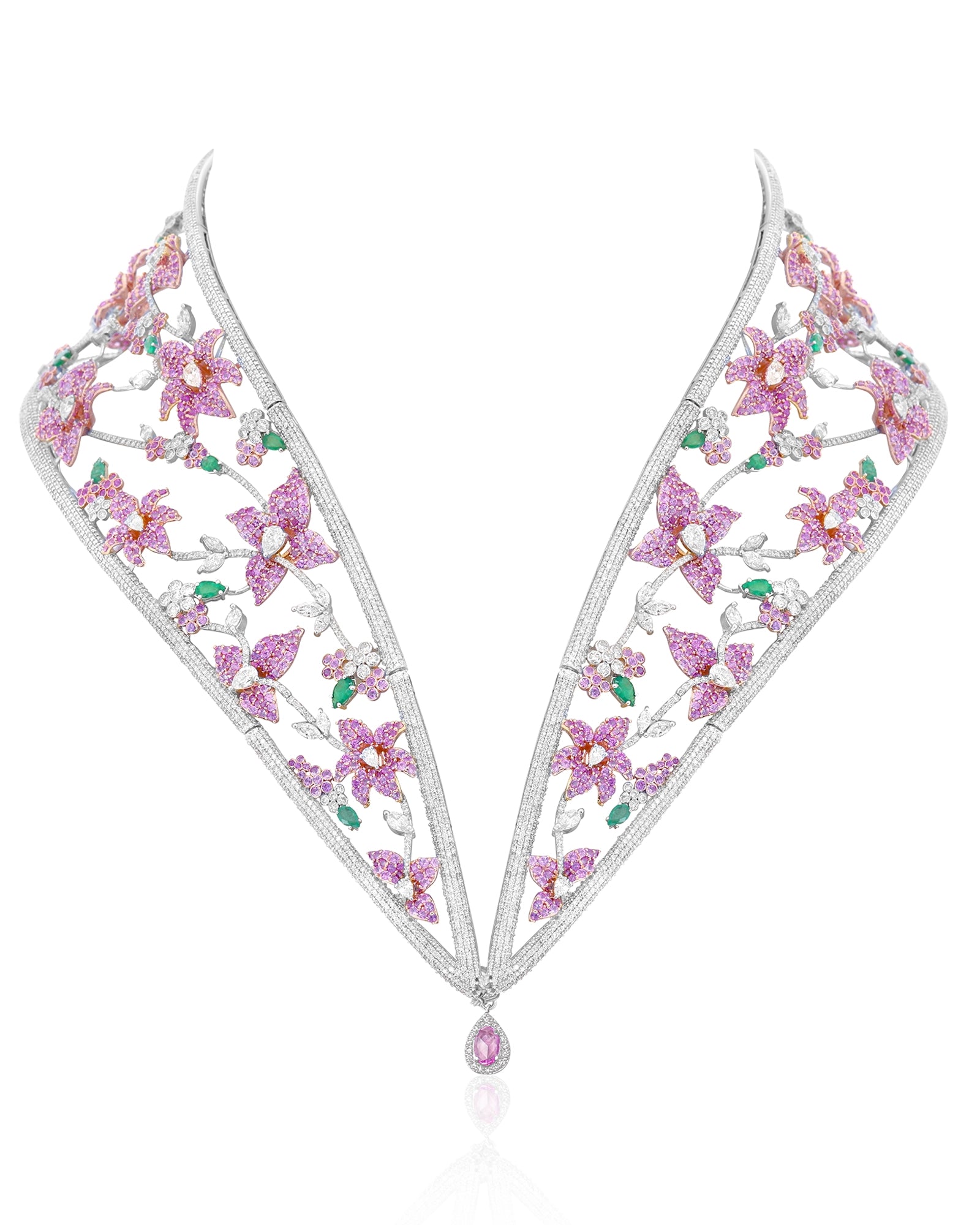 Flower Power Collar Necklace | AMARIS JEWELS | Fine Jewelry 