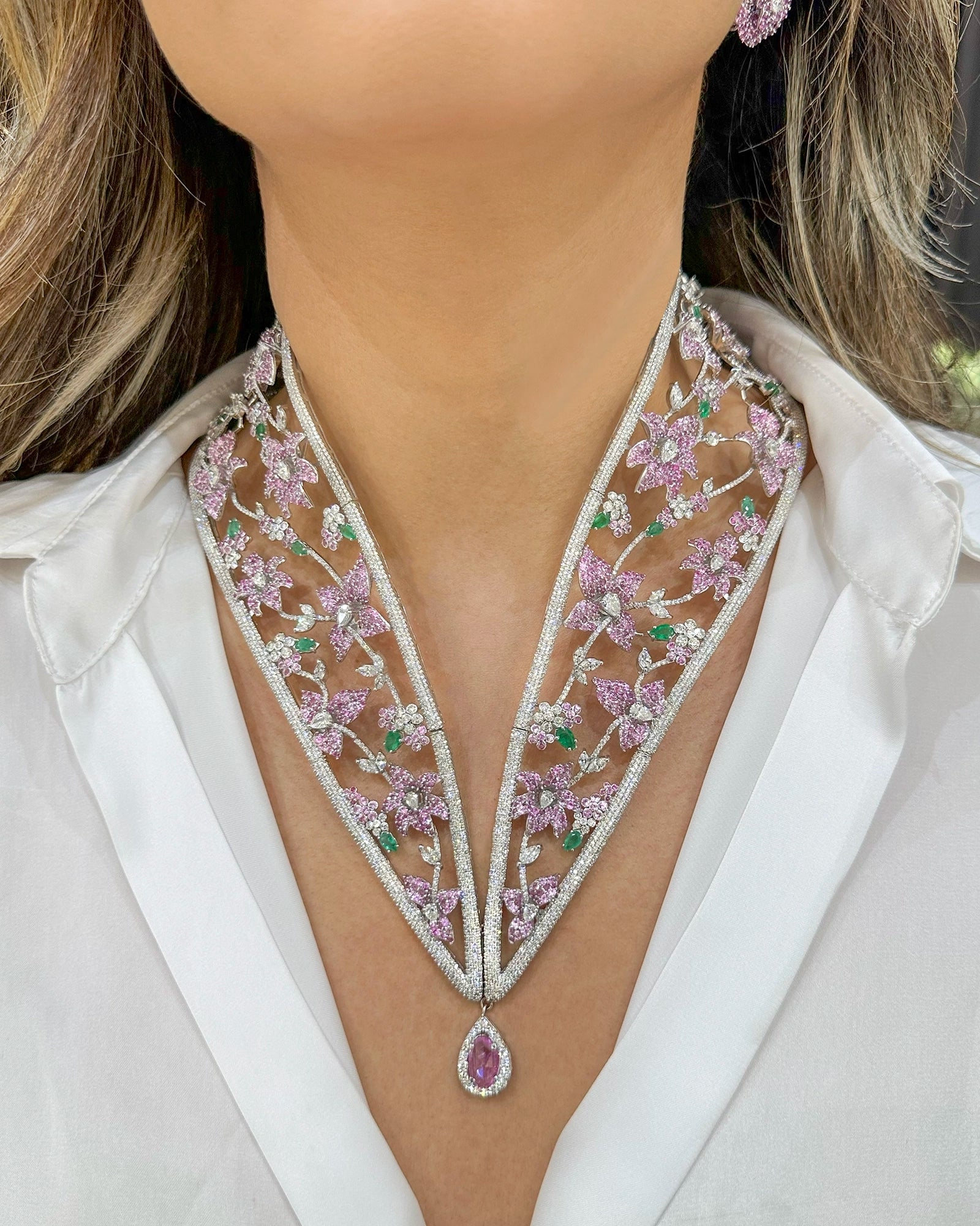 Flower Power Collar Necklace | AMARIS JEWELS | Fine Jewelry 