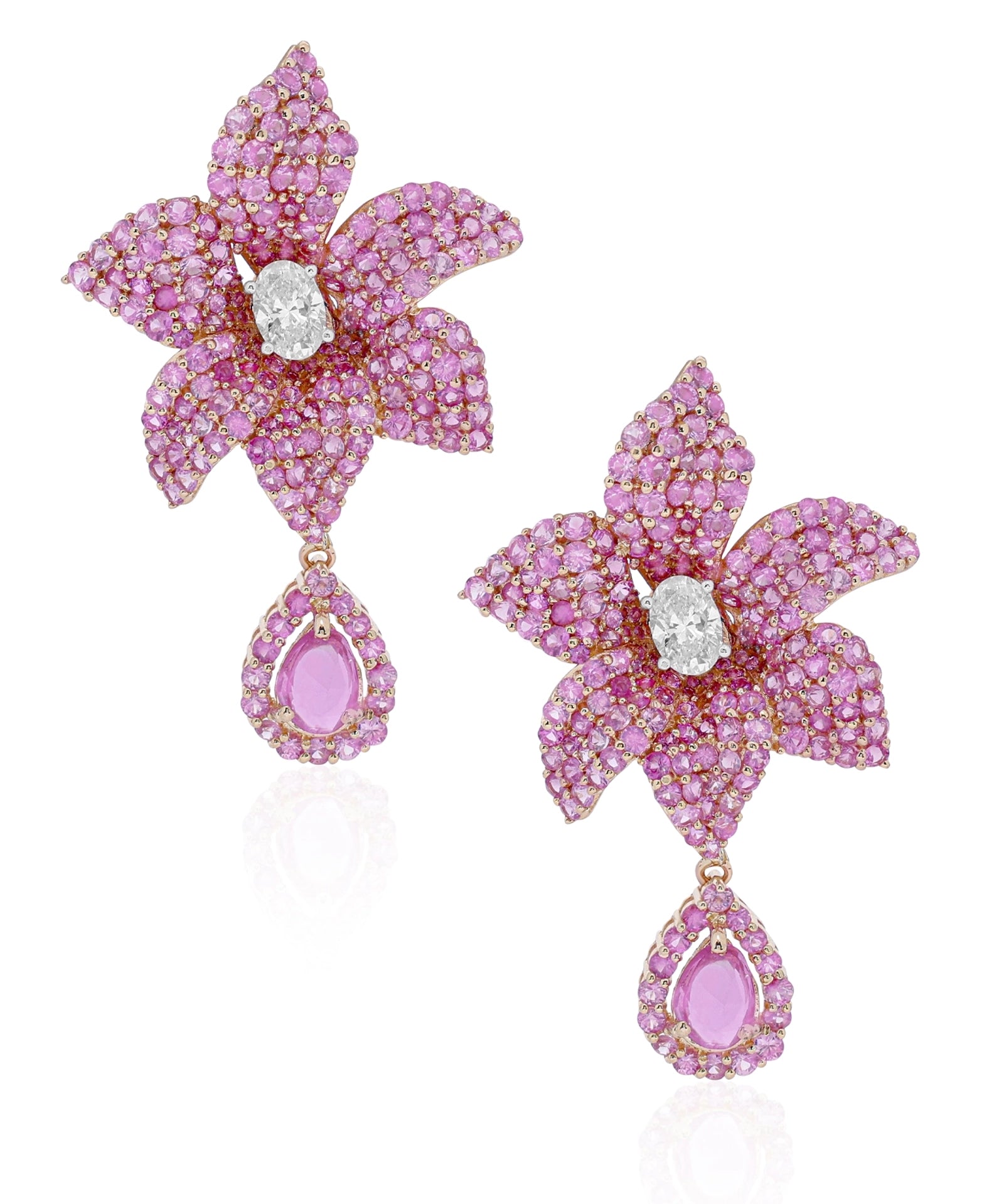Flower Power Duo Earrings | AMARIS JEWELS | Fine Jewelry 
