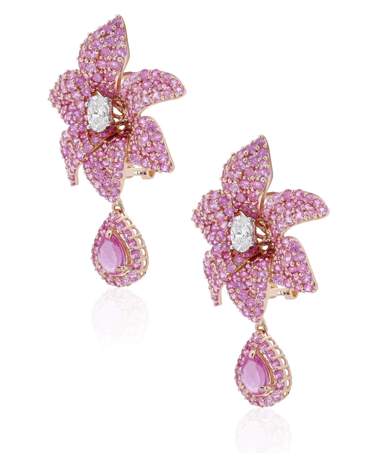 Flower Power Duo Earrings | AMARIS JEWELS | Fine Jewelry 