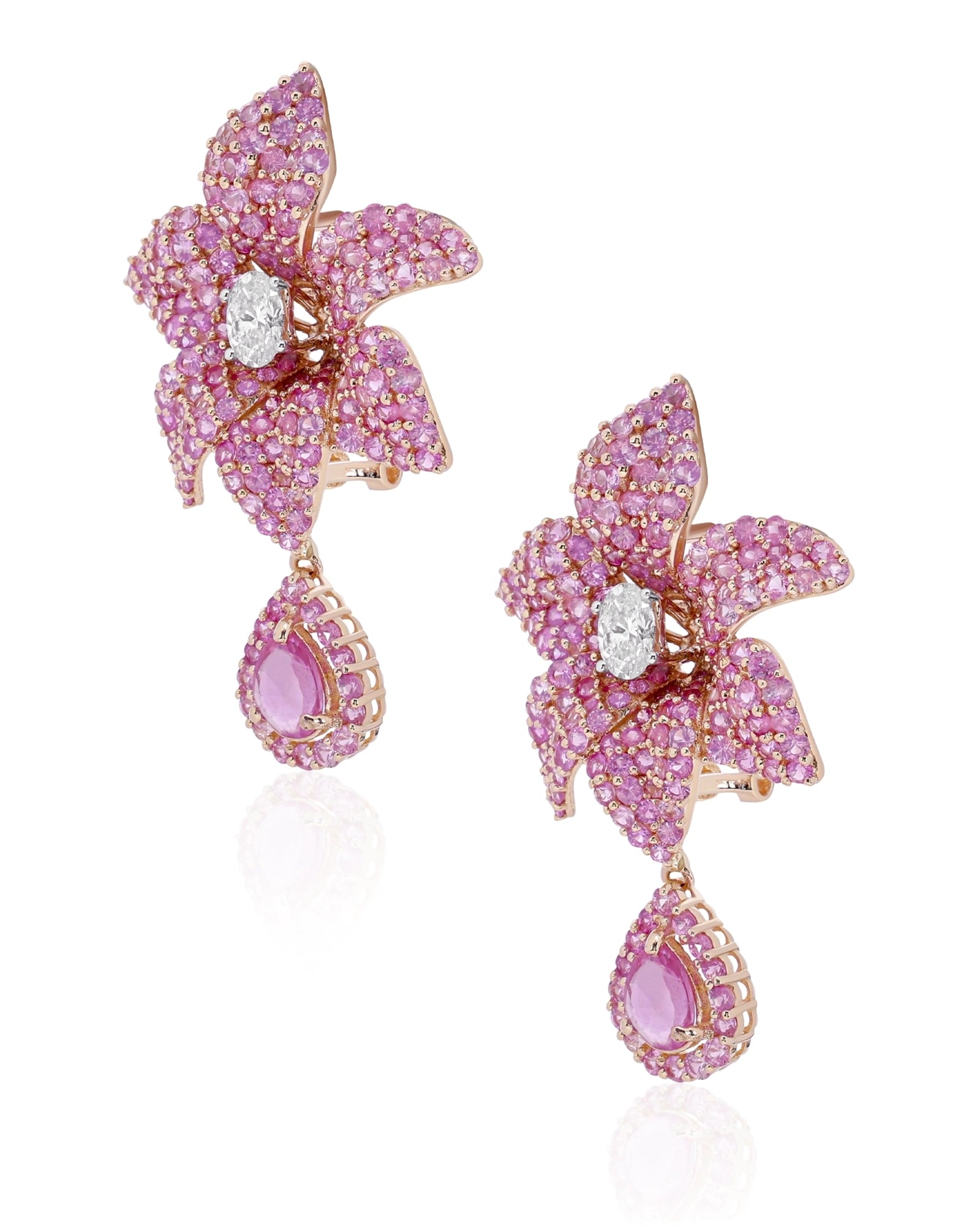 Flower Power Duo Earrings | AMARIS JEWELS | Fine Jewelry 