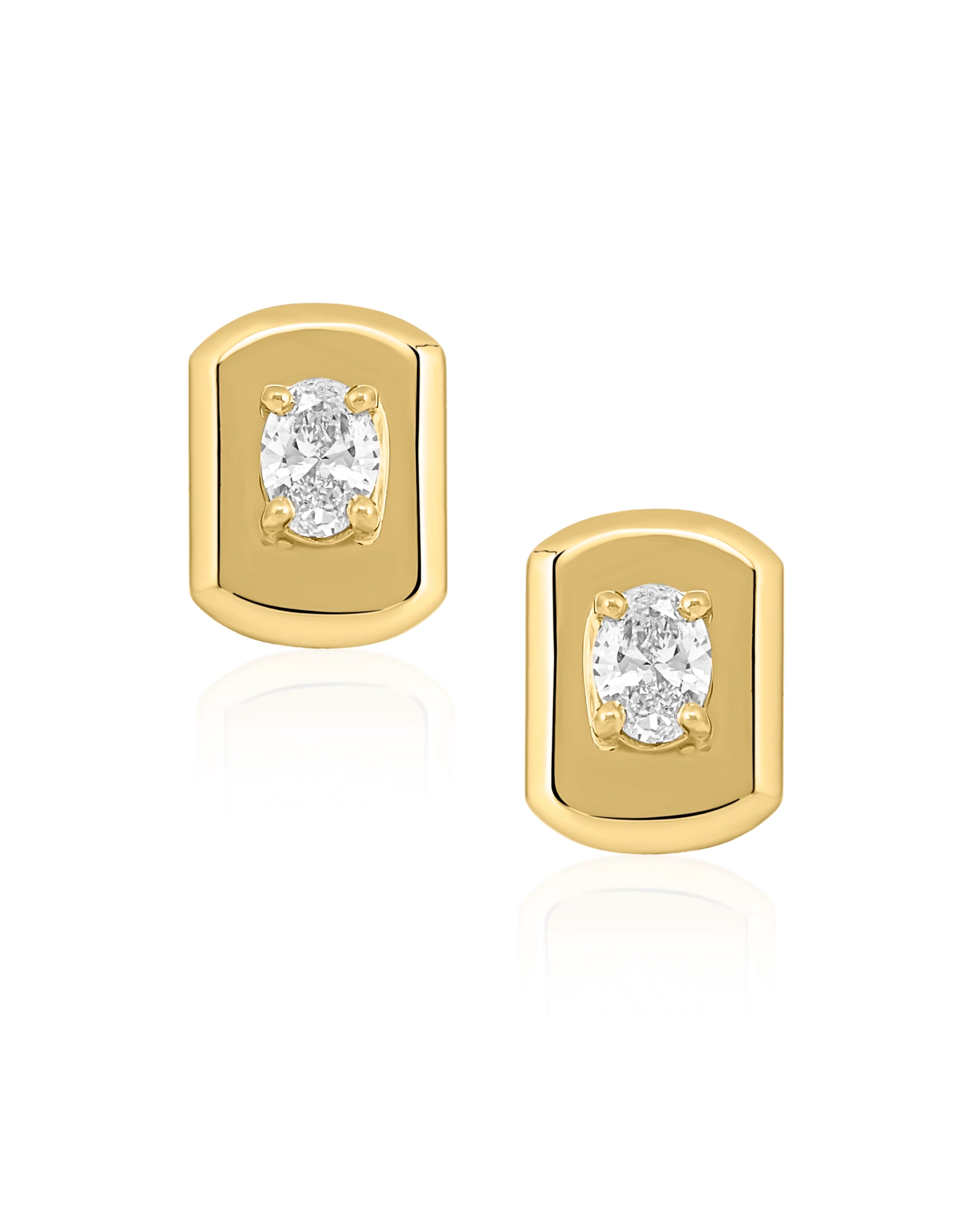 Frame It Studs | AMARIS JEWELS | Fine Jewelry