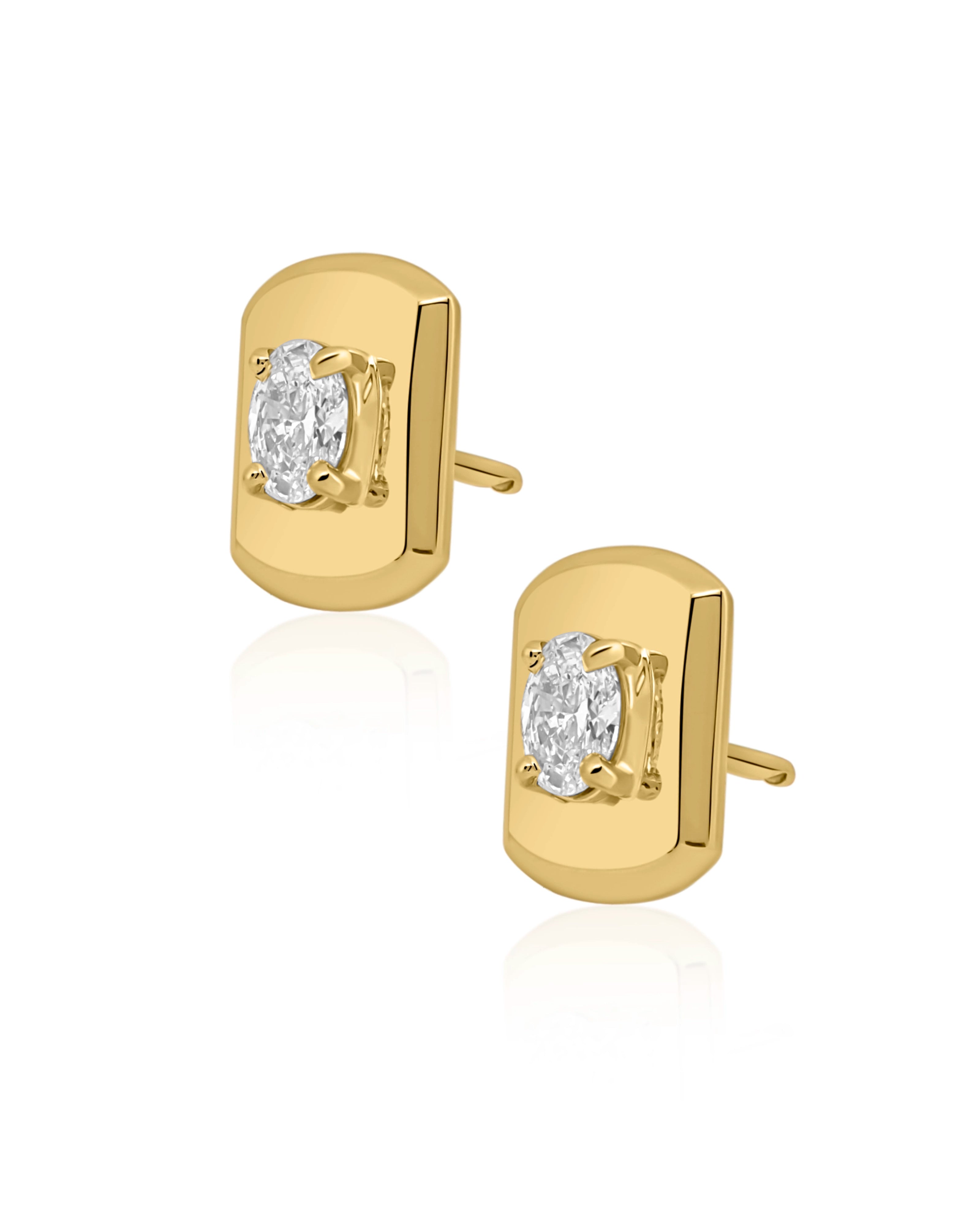 Frame It Studs | AMARIS JEWELS | Fine Jewelry