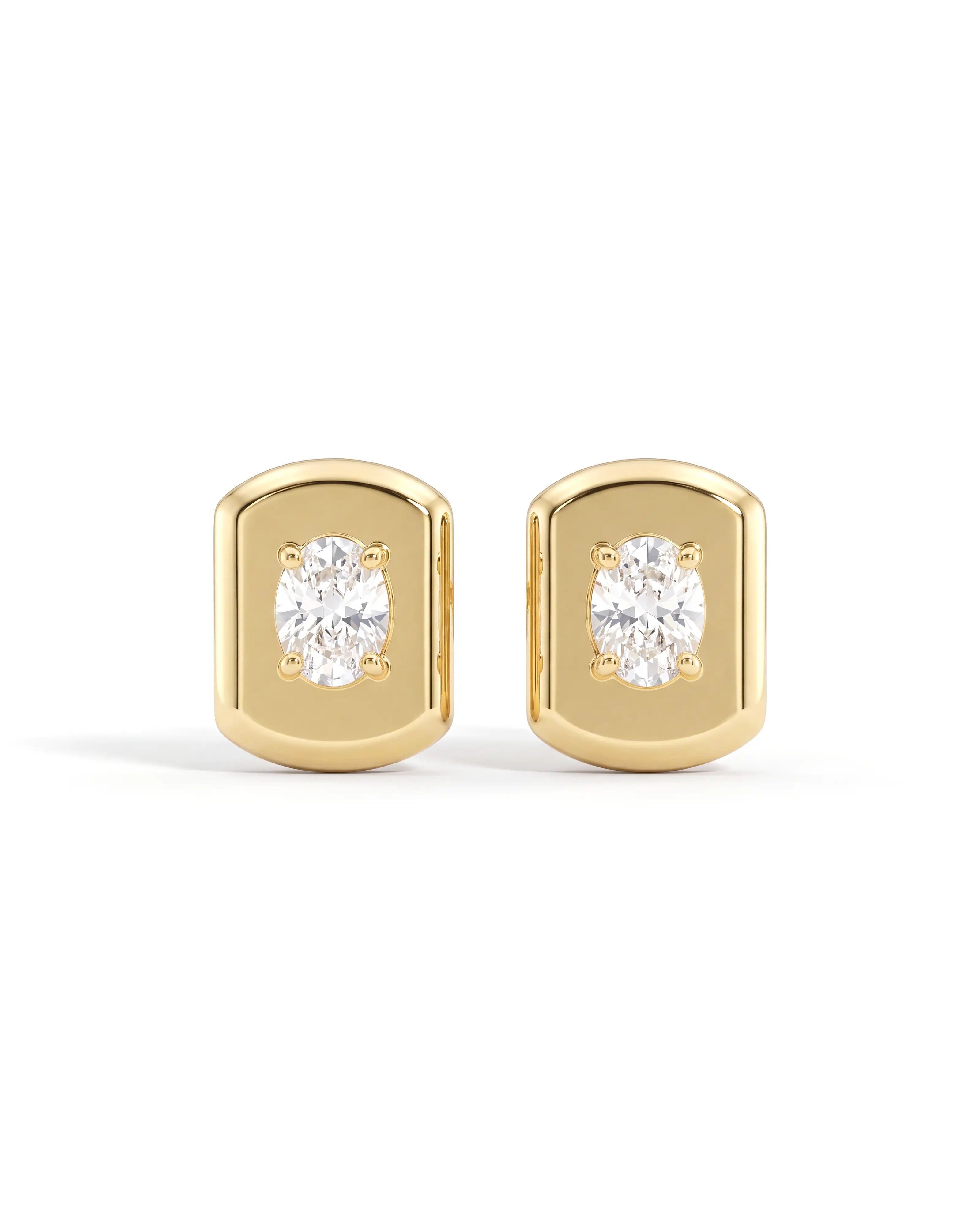 Frame It Studs | AMARIS JEWELS | Fine Jewelry