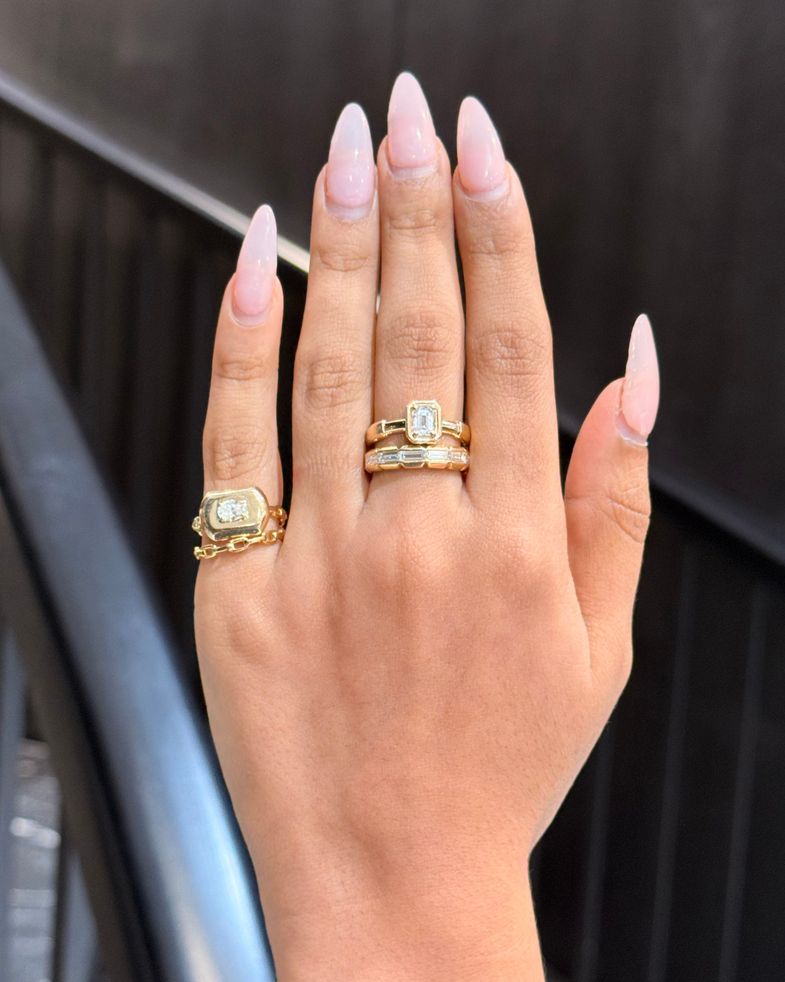 Frame it Ring (Pinky) | AMARIS JEWELS | Fine Jewelry