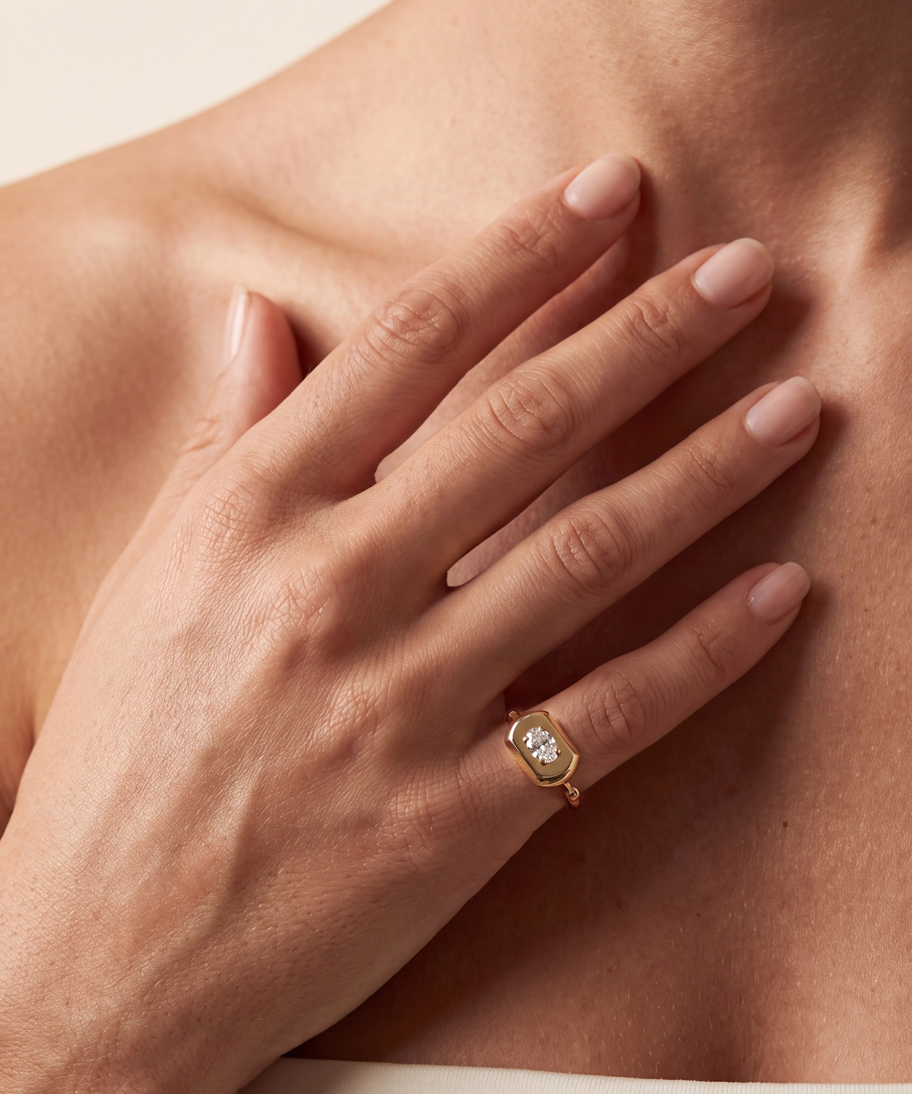 Frame it Ring (Pinky) | AMARIS JEWELS | Fine Jewelry