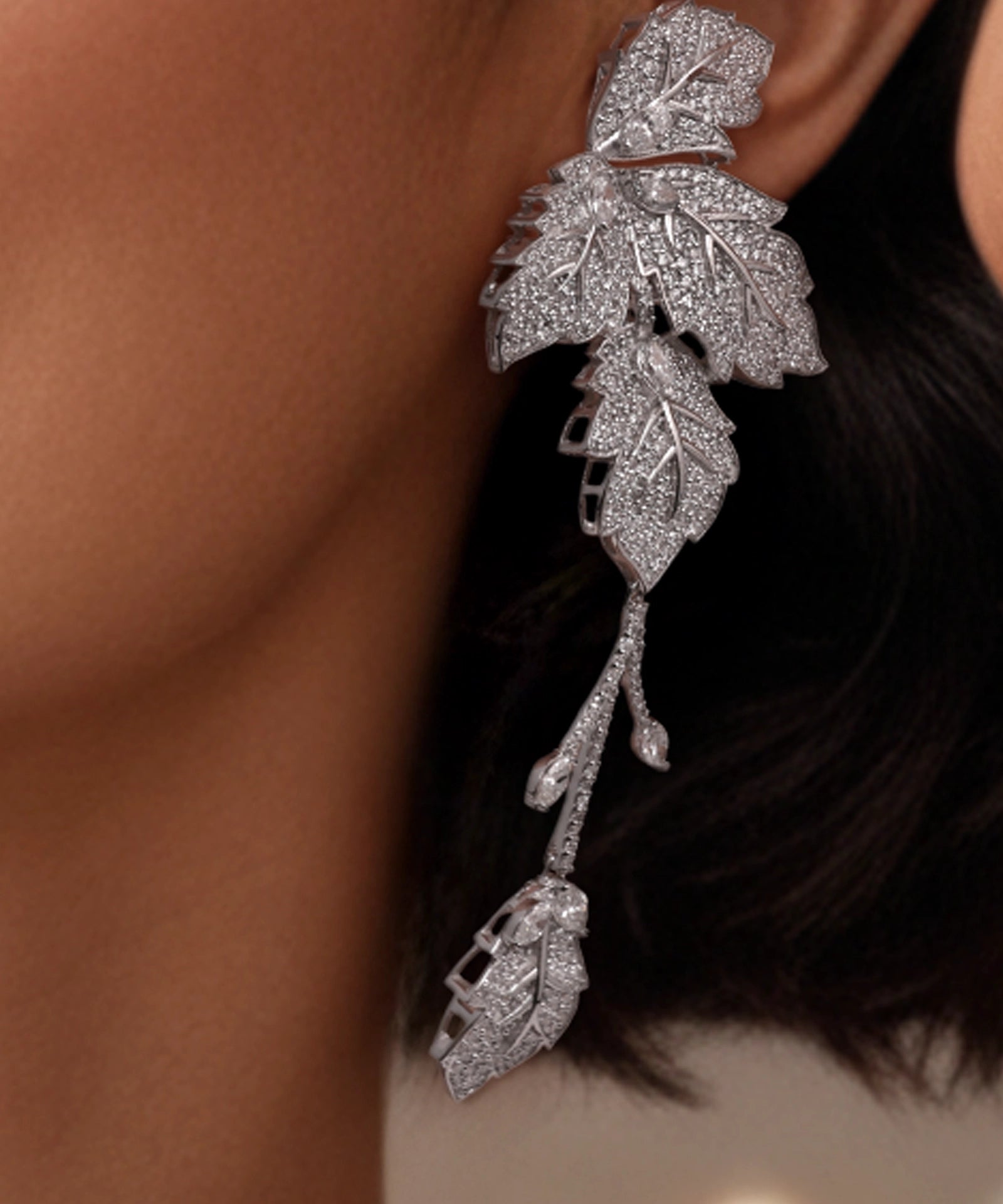 Frondé Earrings | AMARIS JEWELS | Fine Jewelry 