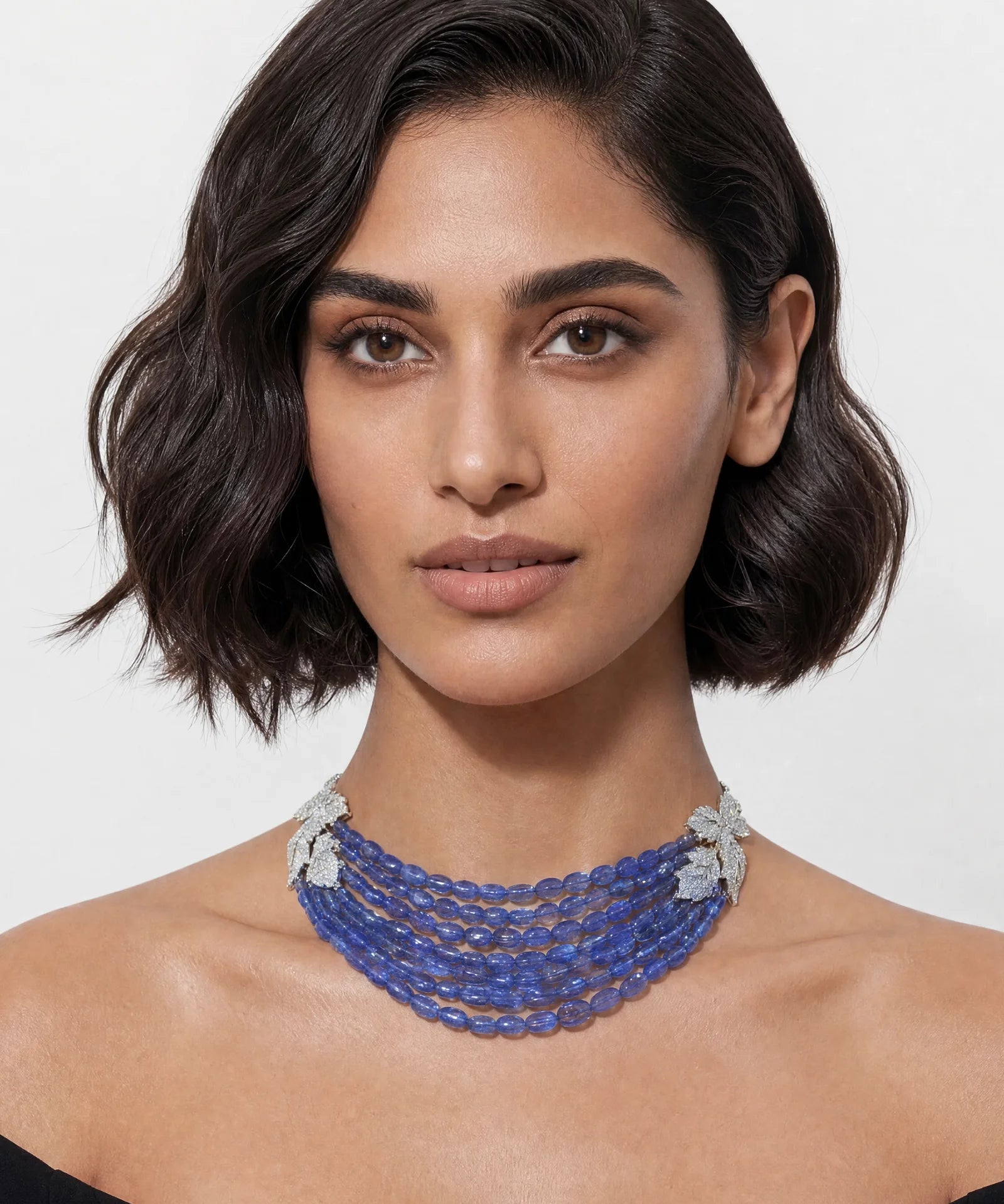 Fronde Noir Necklace | AMARIS JEWELS | Fine Jewelry