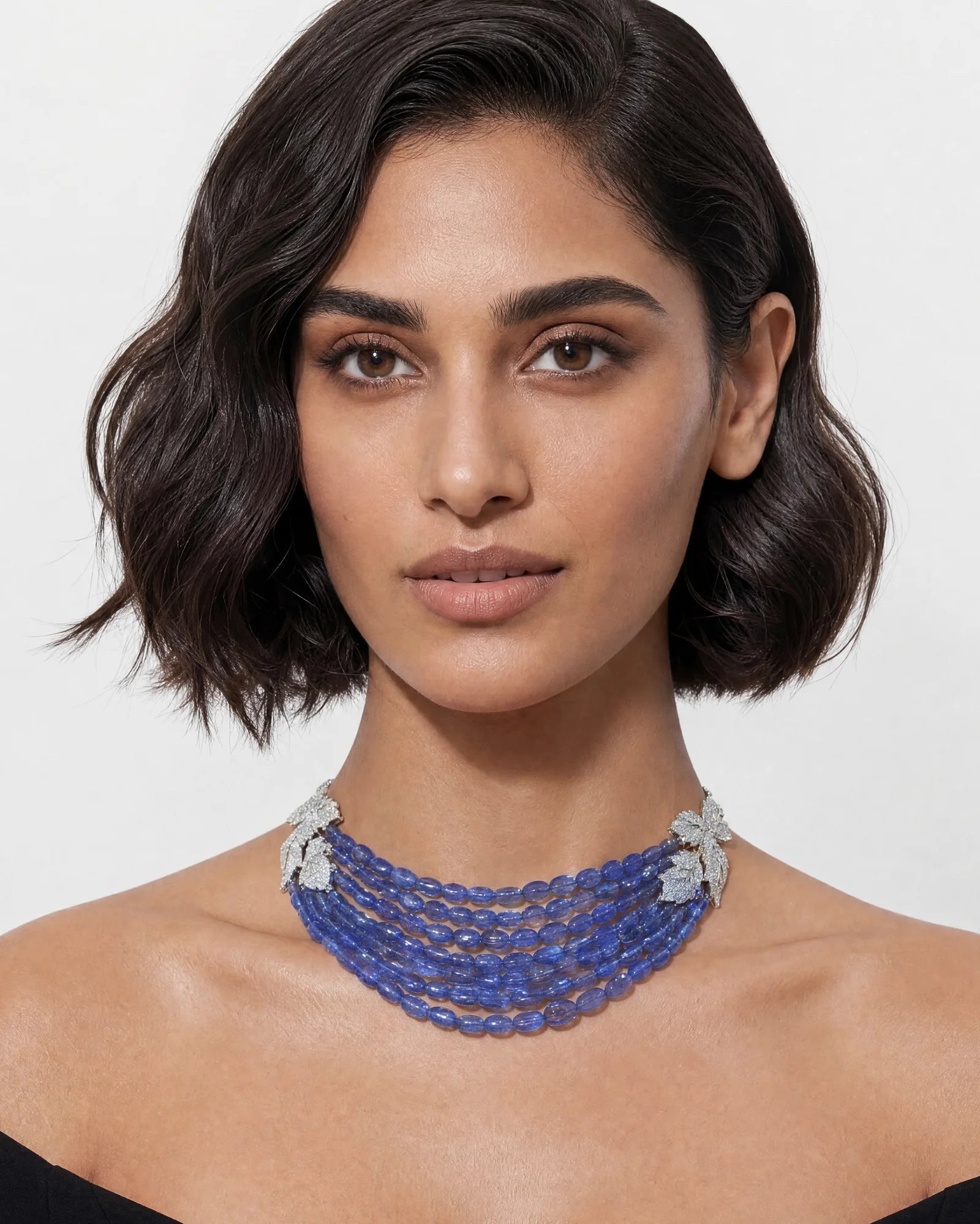 Fronde Noir Necklace | AMARIS JEWELS | Fine Jewelry