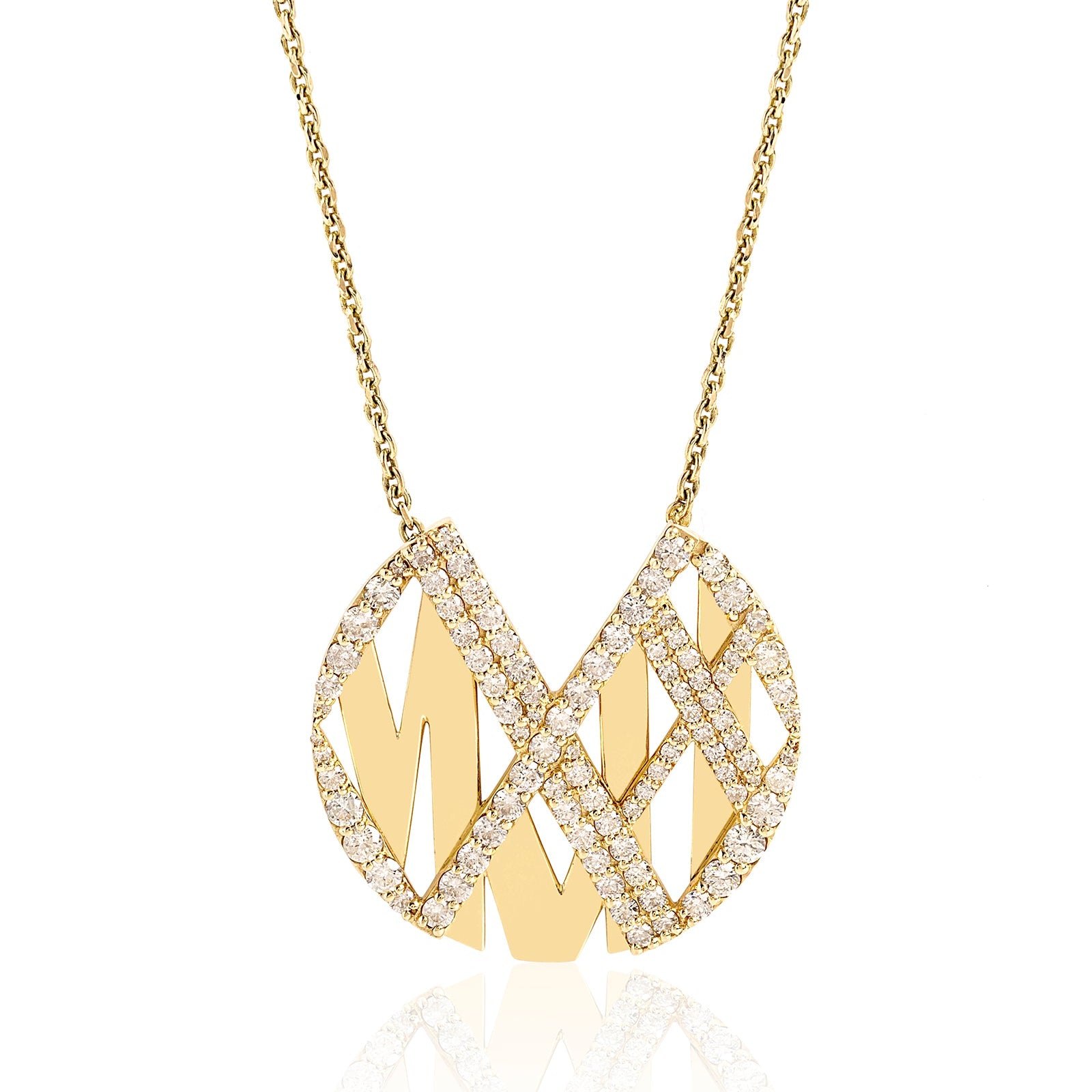 Geometric Mosaic Necklace | AMARIS JEWELS | Fine Jewelry 