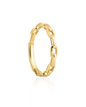 Gilded Link Ring | AMARIS JEWELS | Fine Jewelry