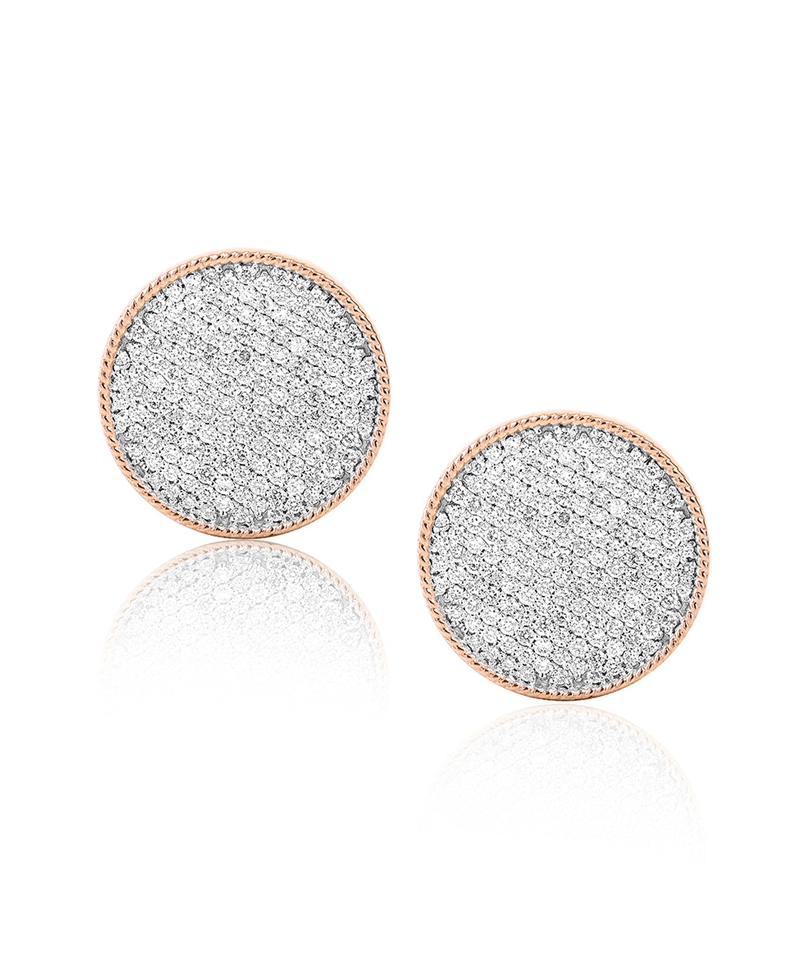 Glitterati Rose Discs | AMARIS JEWELS | Fine Jewelry 