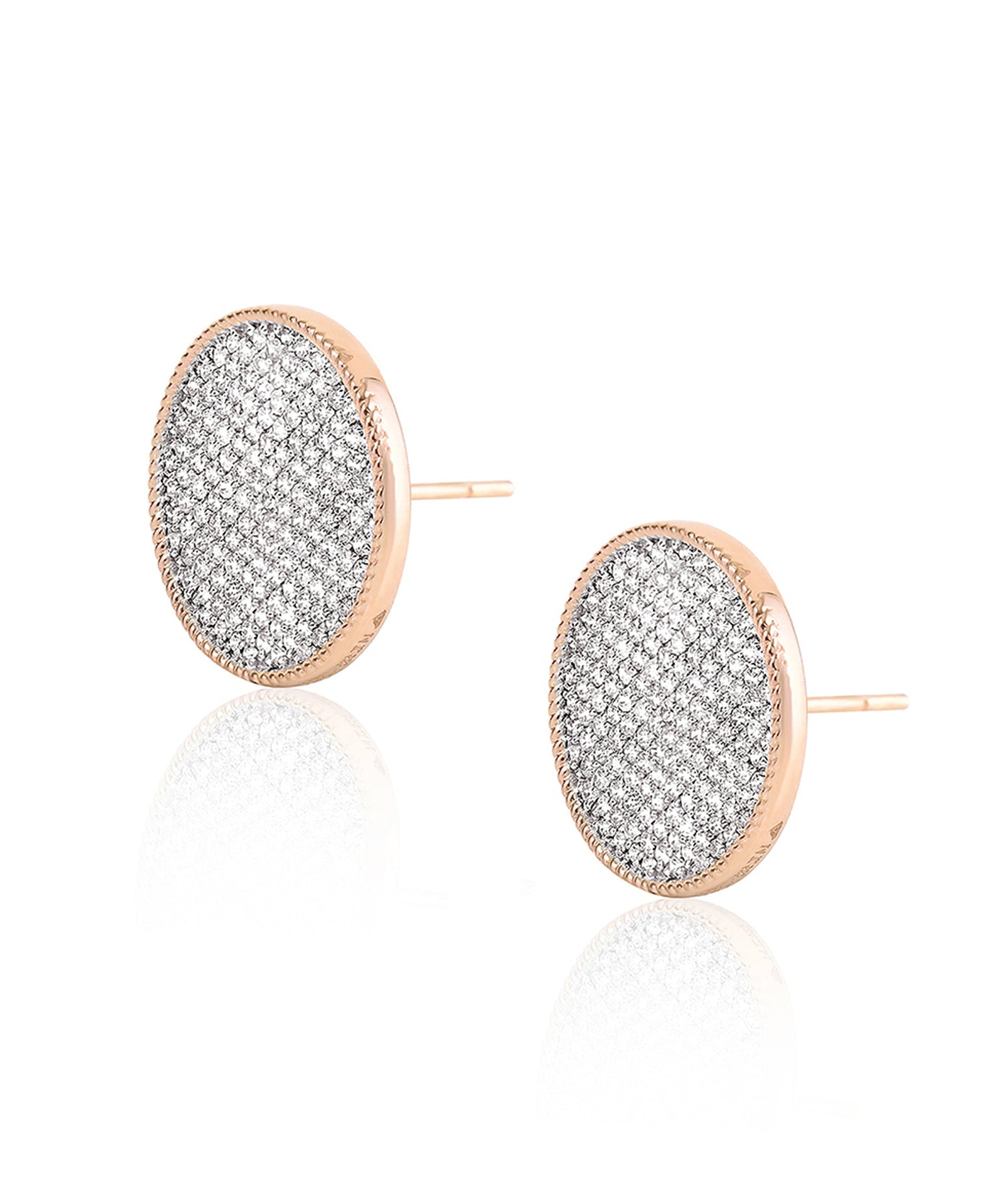Glitterati Rose Discs | AMARIS JEWELS | Fine Jewelry 
