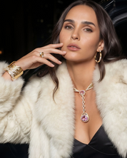 Golden Jazz Hoops | AMARIS JEWELS | Fine Jewelry 