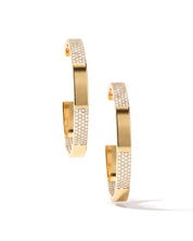 Golden Jazz Hoops | AMARIS JEWELS | Fine Jewelry