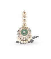 Green Trail Maang Tikka | AMARIS JEWELS | Fine Jewelry 