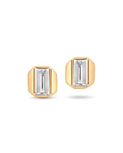 Grid Edge Stud | AMARIS JEWELS | Fine Jewelry