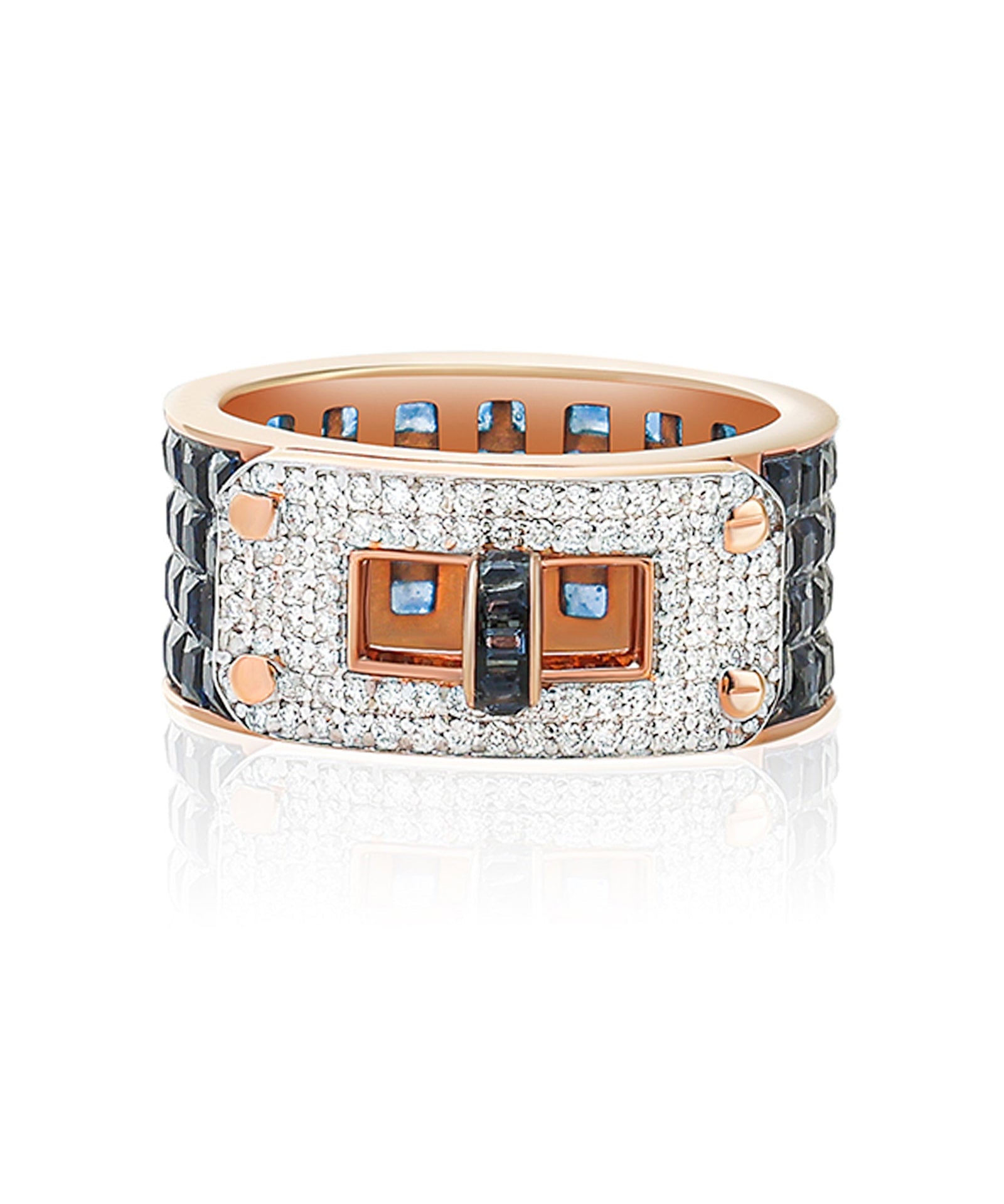 Gridlock Dark Ring | AMARIS JEWELS | Fine Jewelry 