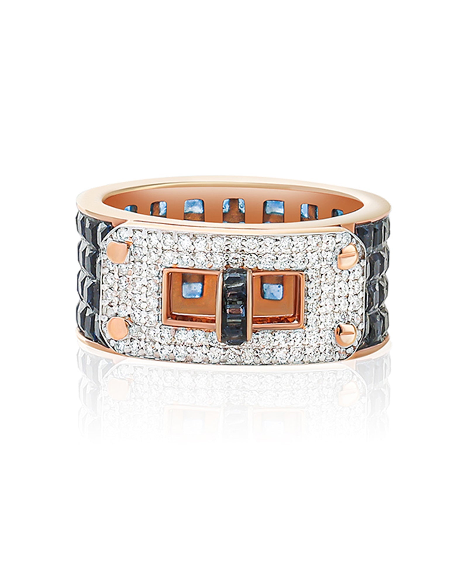 Gridlock Dark Ring | AMARIS JEWELS | Fine Jewelry 