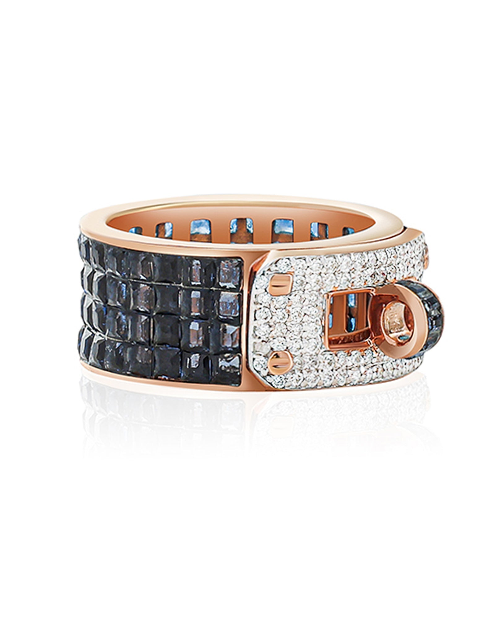 Gridlock Dark Ring | AMARIS JEWELS | Fine Jewelry 