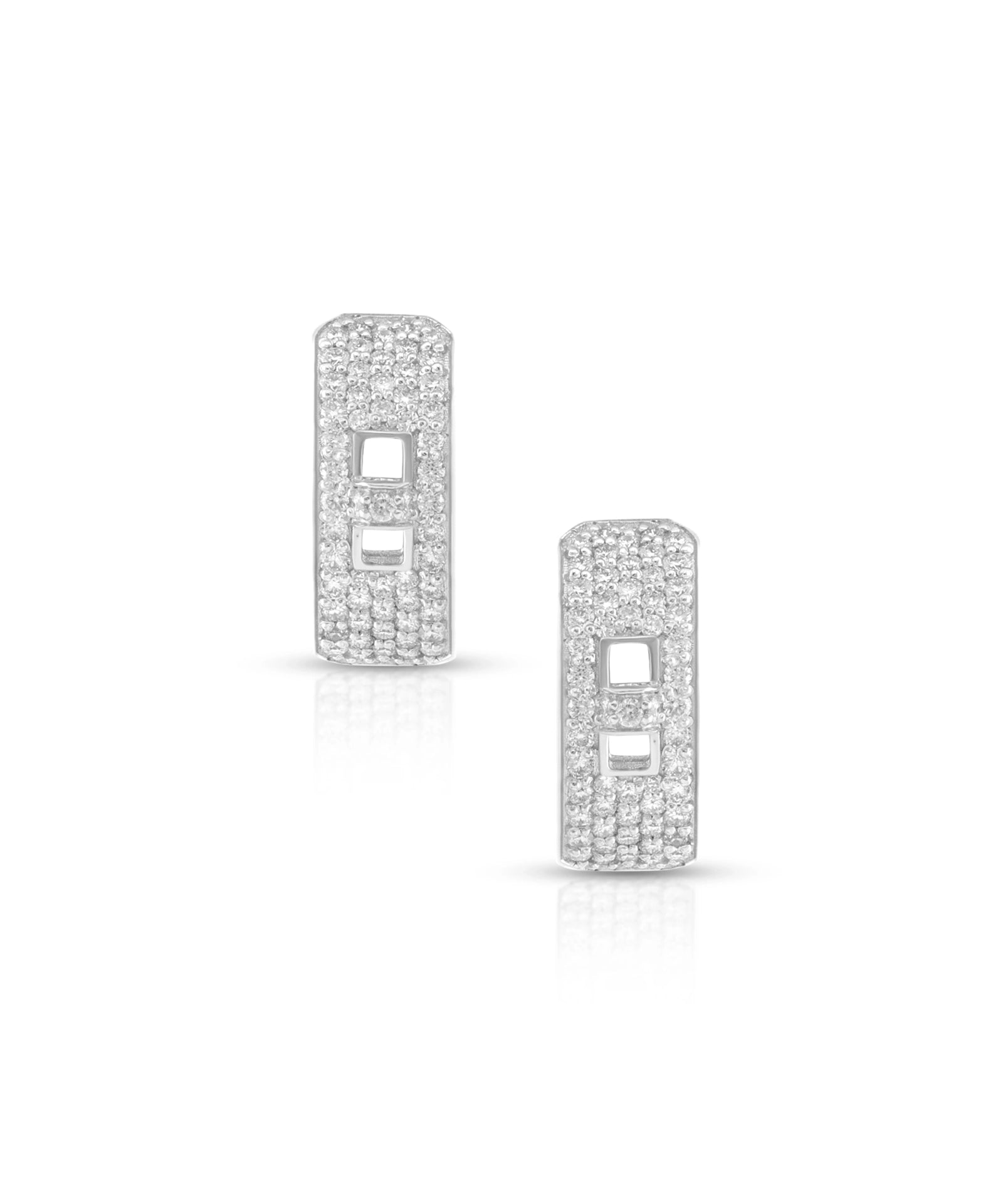 Gridlock Diamond Earrings | AMARIS JEWELS | Fine Jewelry 