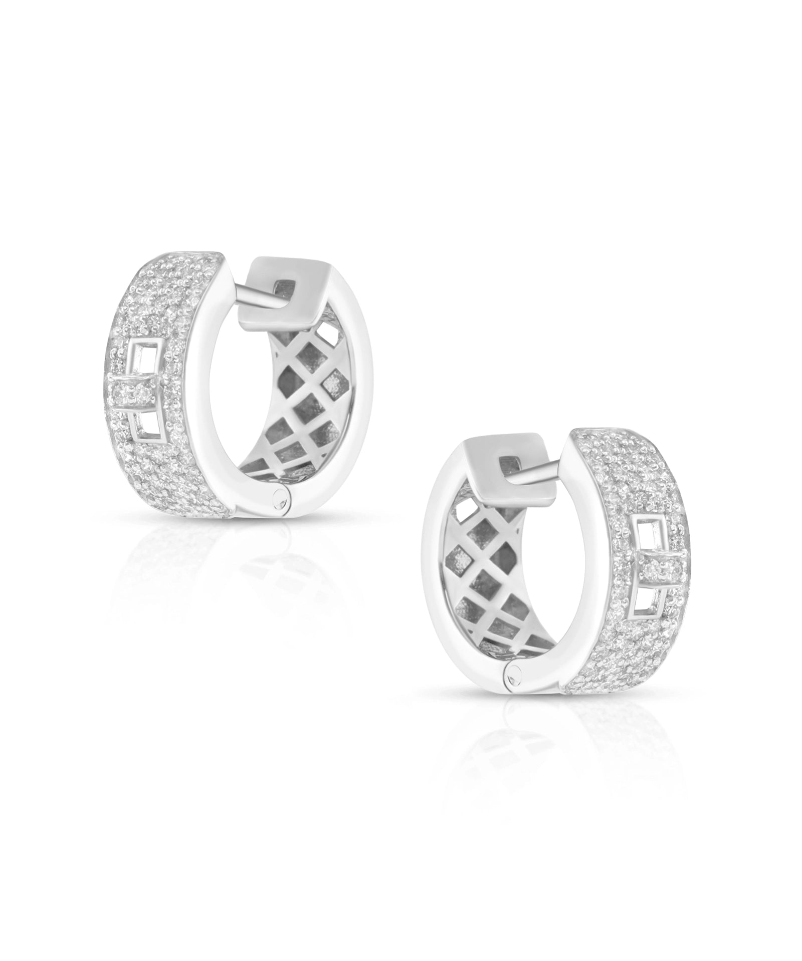 Gridlock Diamond Earrings | AMARIS JEWELS | Fine Jewelry 