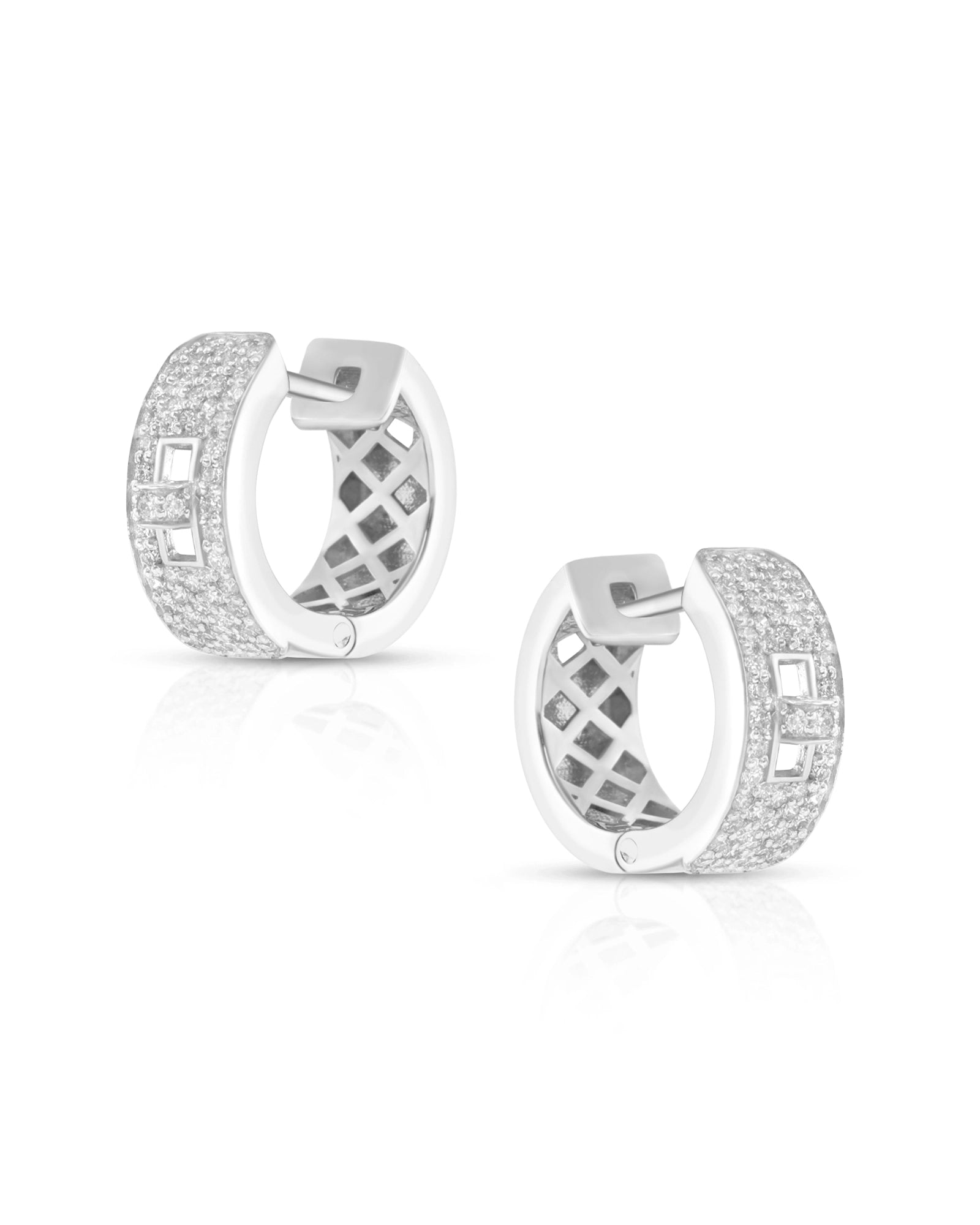 Gridlock Diamond Earrings | AMARIS JEWELS | Fine Jewelry 