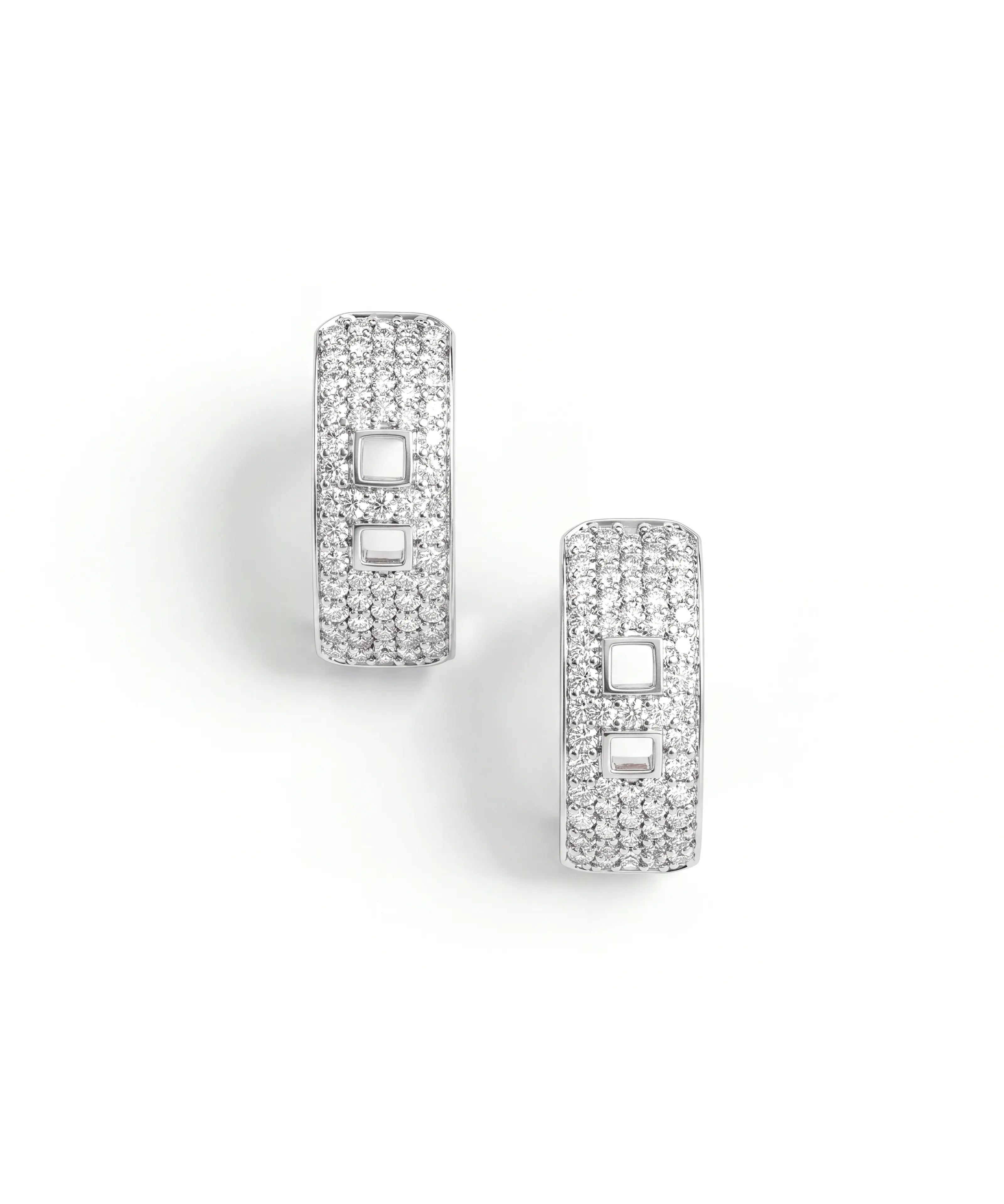 Gridlock Diamond Earrings | AMARIS JEWELS | Fine Jewelry