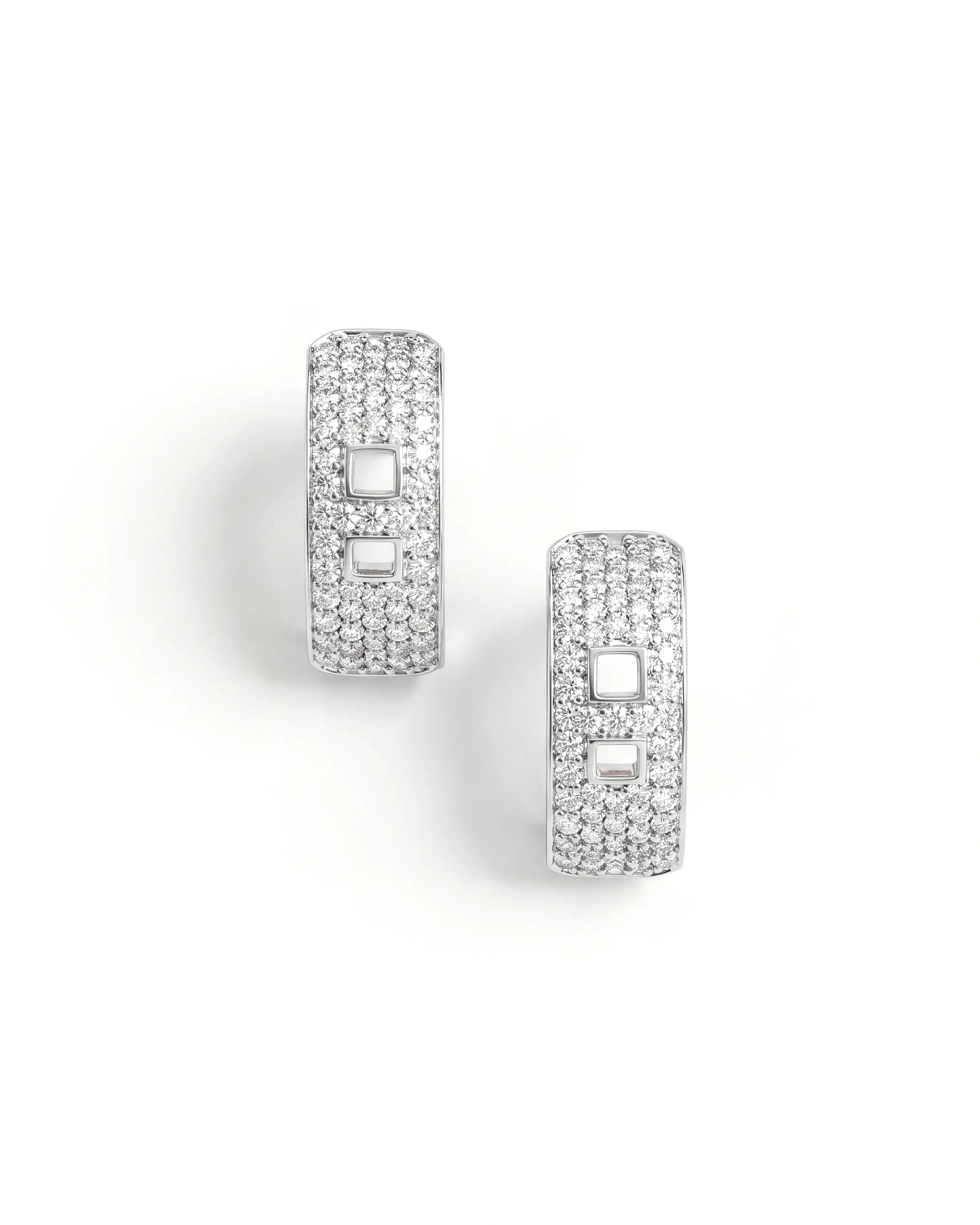 Gridlock Diamond Earrings | AMARIS JEWELS | Fine Jewelry