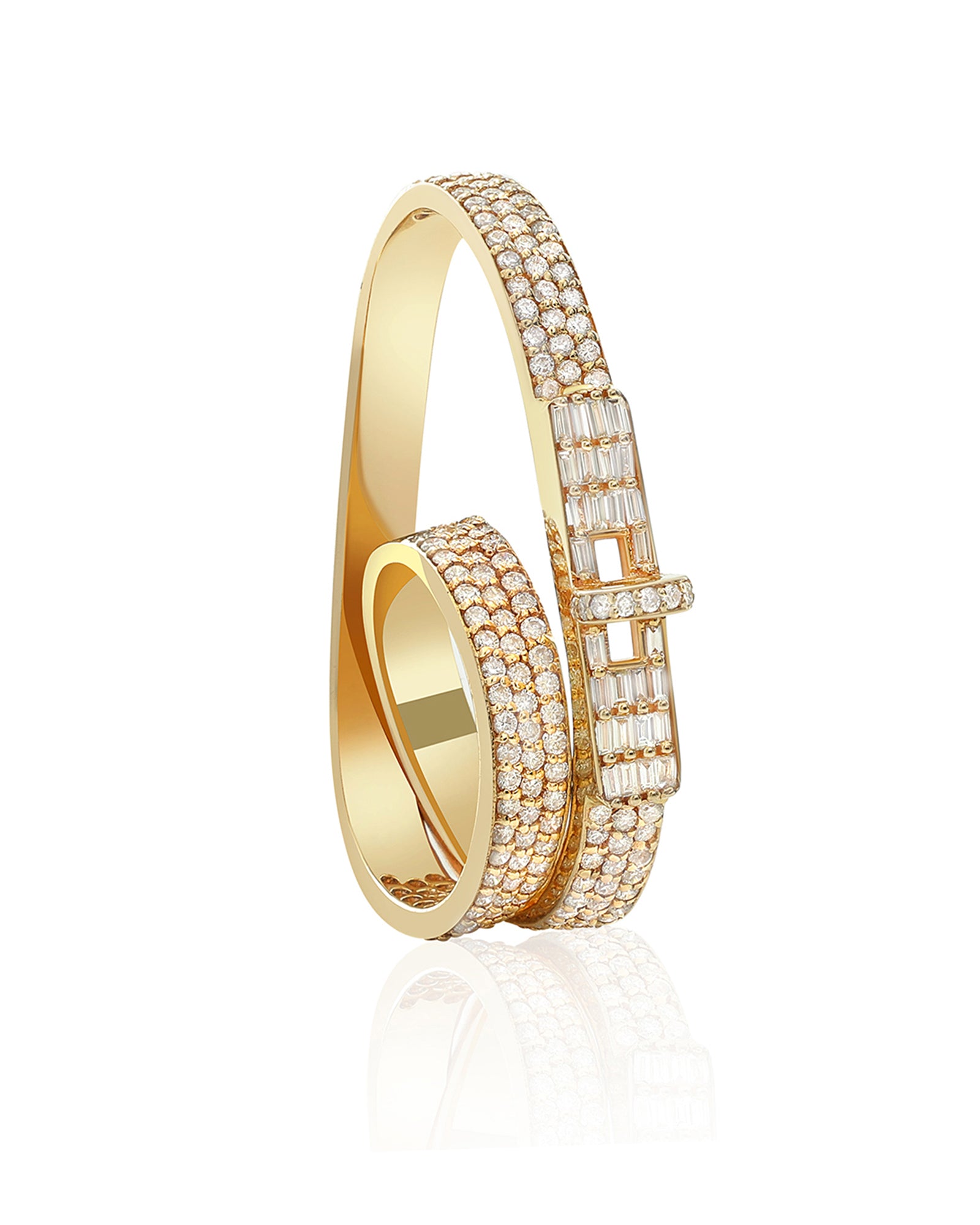 Duet Rings Gridlock Duet Ring | AMARIS JEWELS | Fine Jewelry
