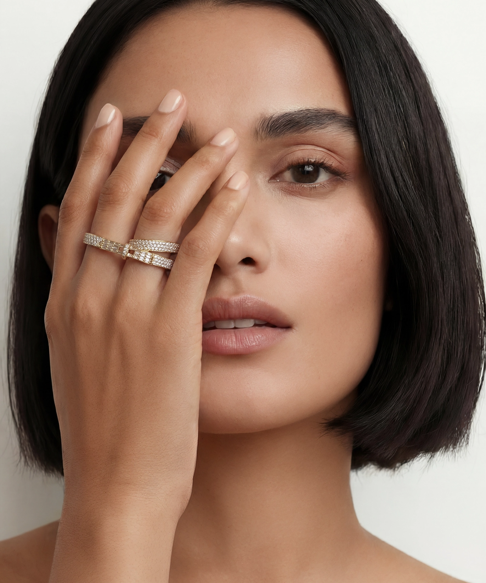 Gridlock Duet Ring | AMARIS JEWELS | Fine Jewelry 