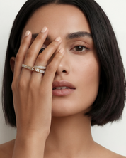 Gridlock Duet Ring | AMARIS JEWELS | Fine Jewelry 