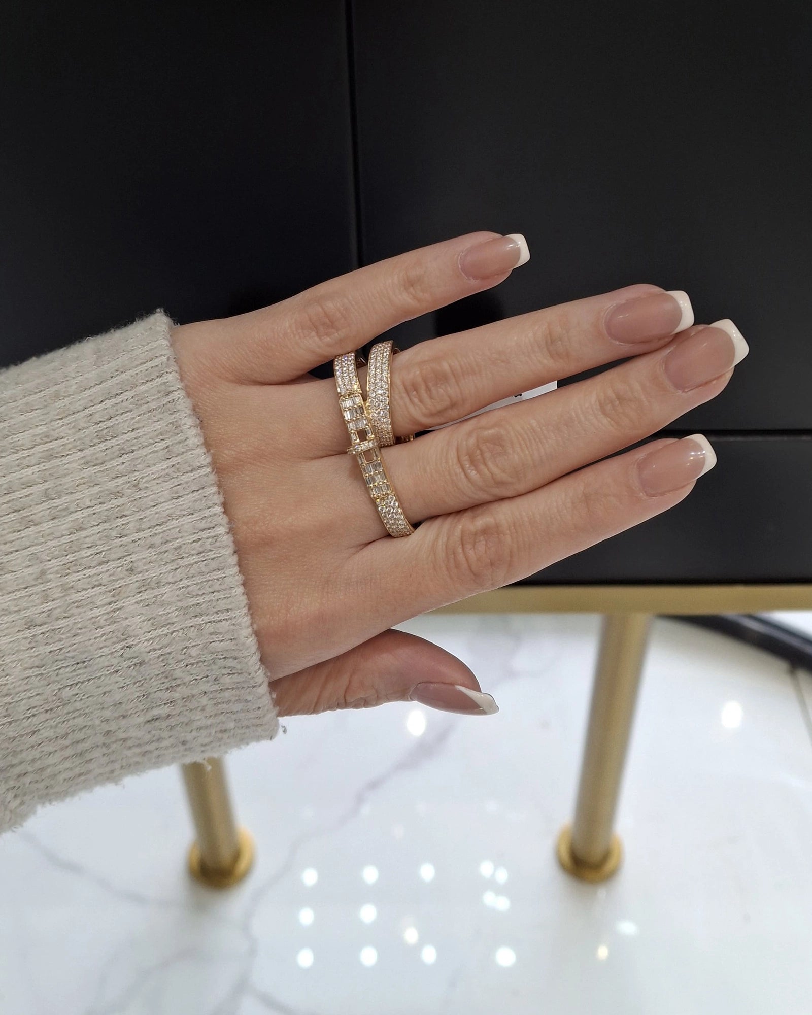 Gridlock Duet Ring | AMARIS JEWELS | Fine Jewelry 