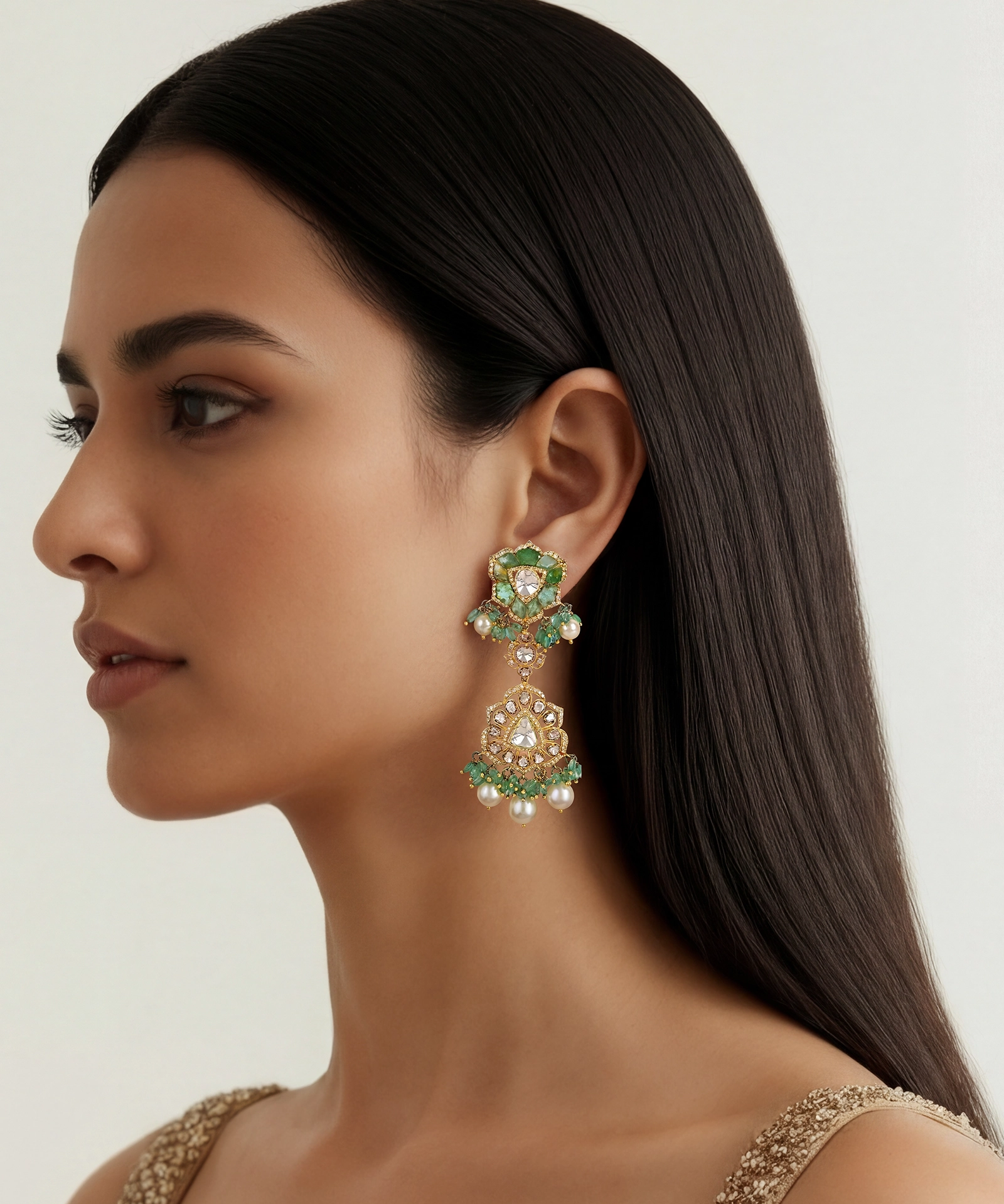 Gul Taj Earrings | AMARIS JEWELS | Fine Jewelry 