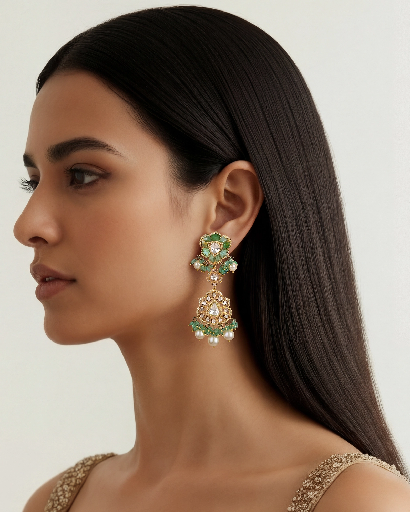 Gul Taj Earrings | AMARIS JEWELS | Fine Jewelry 