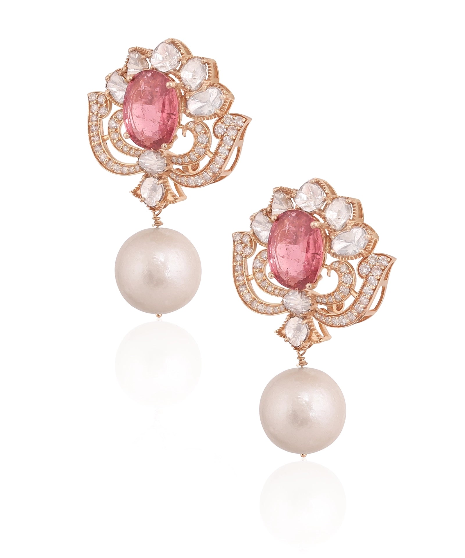 Gulab Noor Earrings | AMARIS JEWELS | Fine Jewelry 