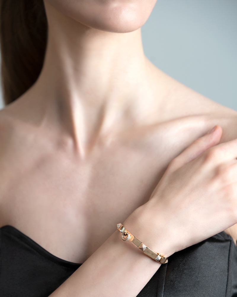 Hardware 2.0 Rose Gold Bracelet | AMARIS JEWELS | Fine Jewelry 