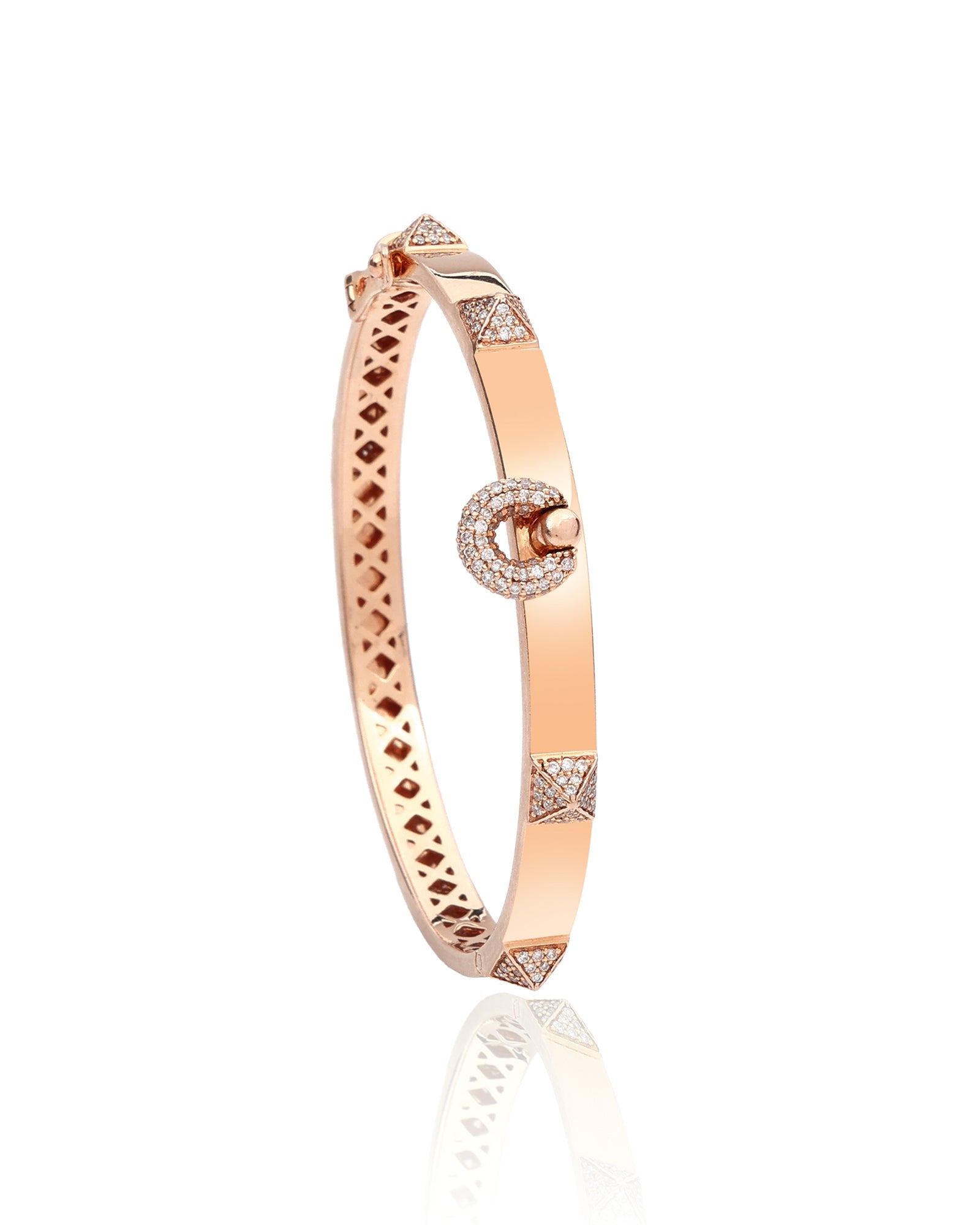 Hardware 2.0 Rose Gold Bracelet | AMARIS JEWELS | Fine Jewelry 