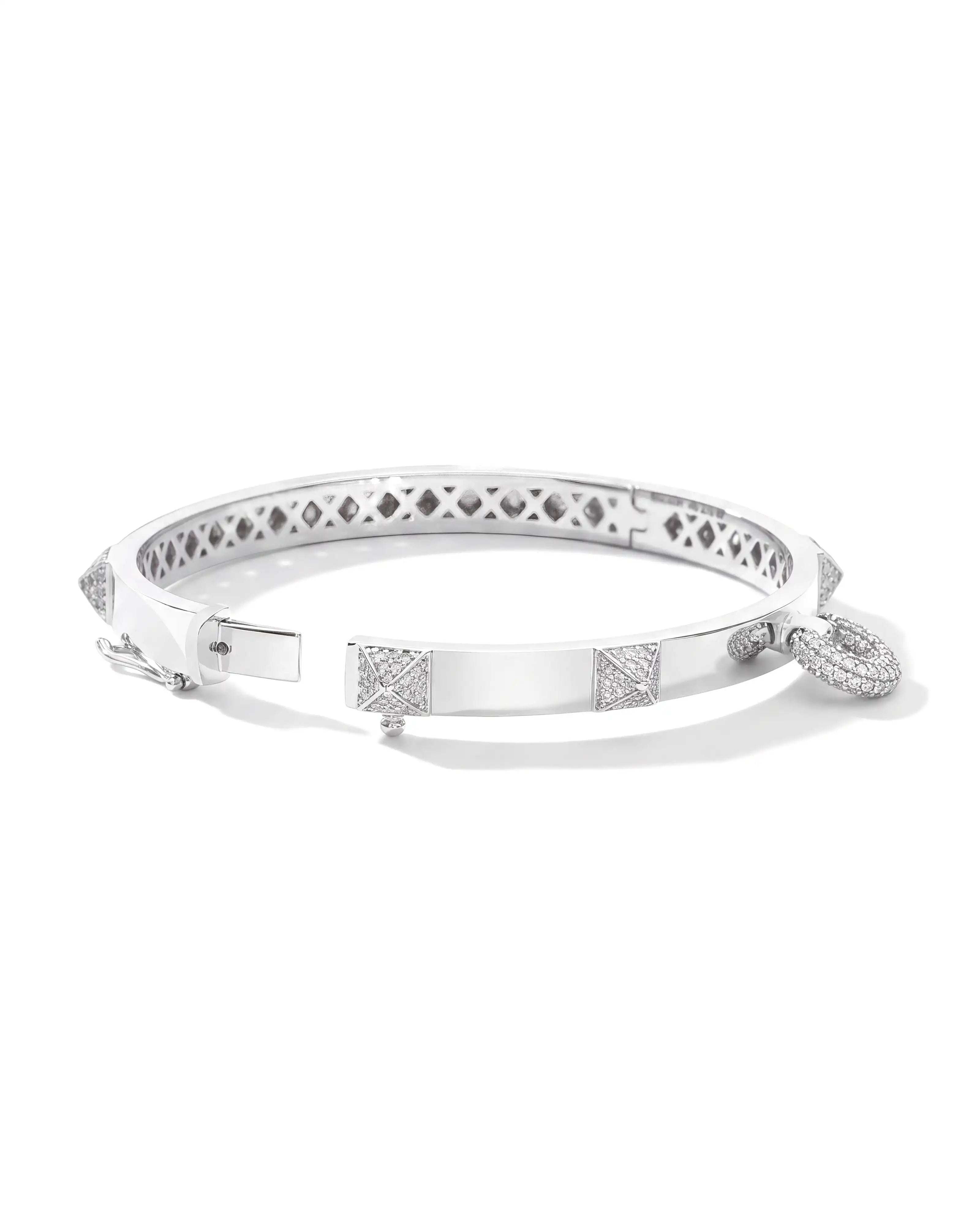 Hardware 2.0 White Gold Bracelet | AMARIS JEWELS | Fine Jewelry