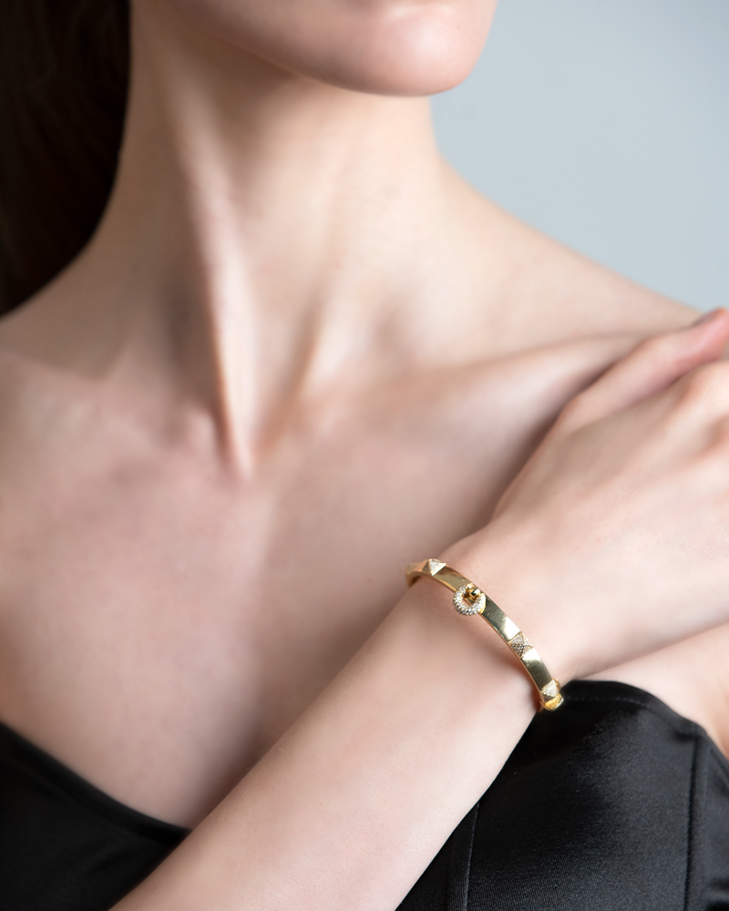 Hardware 2.0 Yellow Gold Bracelet | AMARIS JEWELS | Fine Jewelry 
