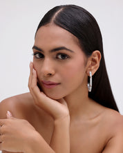 Hardware Hoops Silver | AMARIS JEWELS | Fine Jewelry 