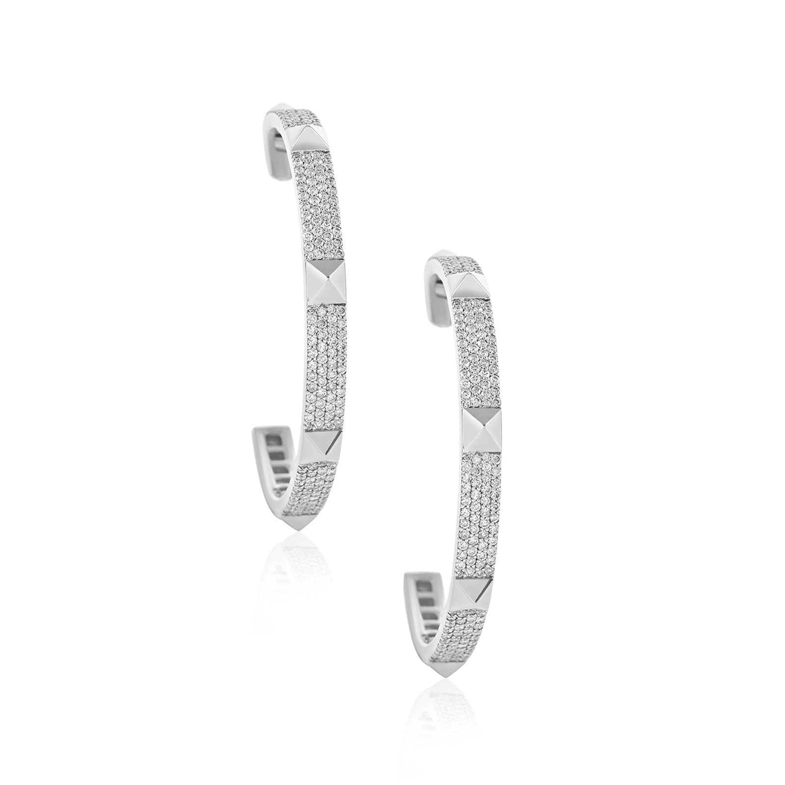 Hardware Hoops Silver | AMARIS JEWELS | Fine Jewelry 