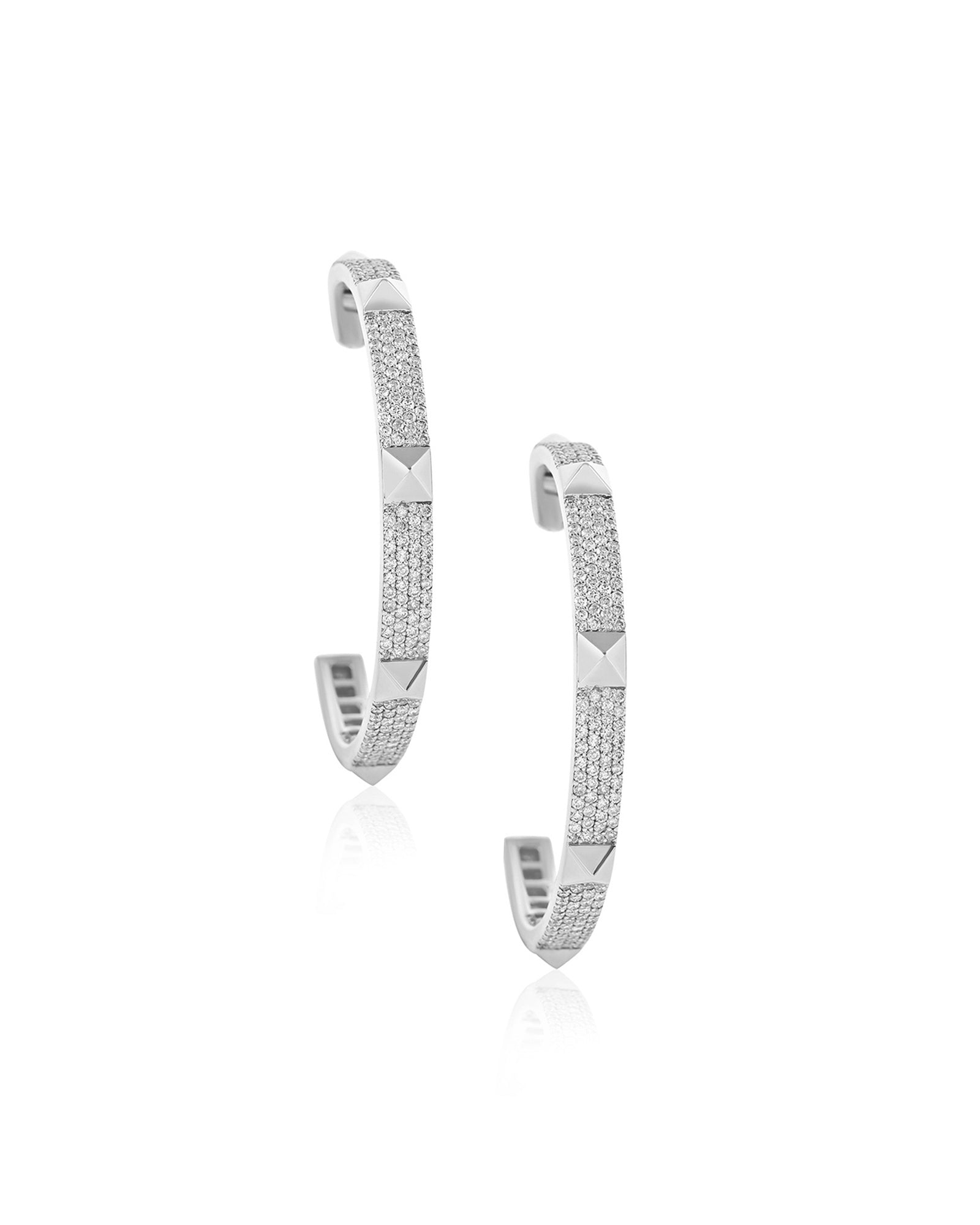 Hardware Hoops Silver | AMARIS JEWELS | Fine Jewelry 