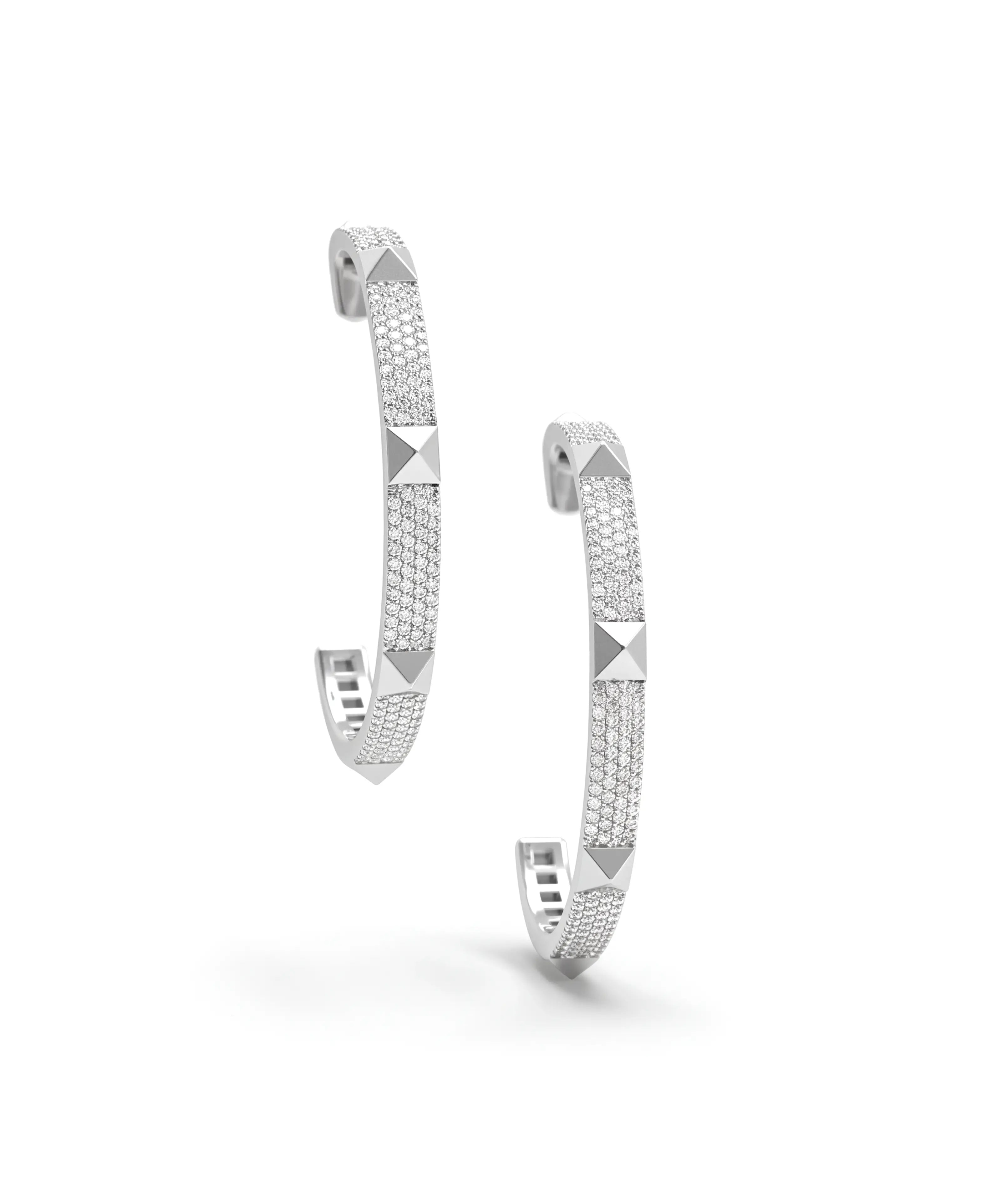 Hardware Hoops Silver | AMARIS JEWELS | Fine Jewelry