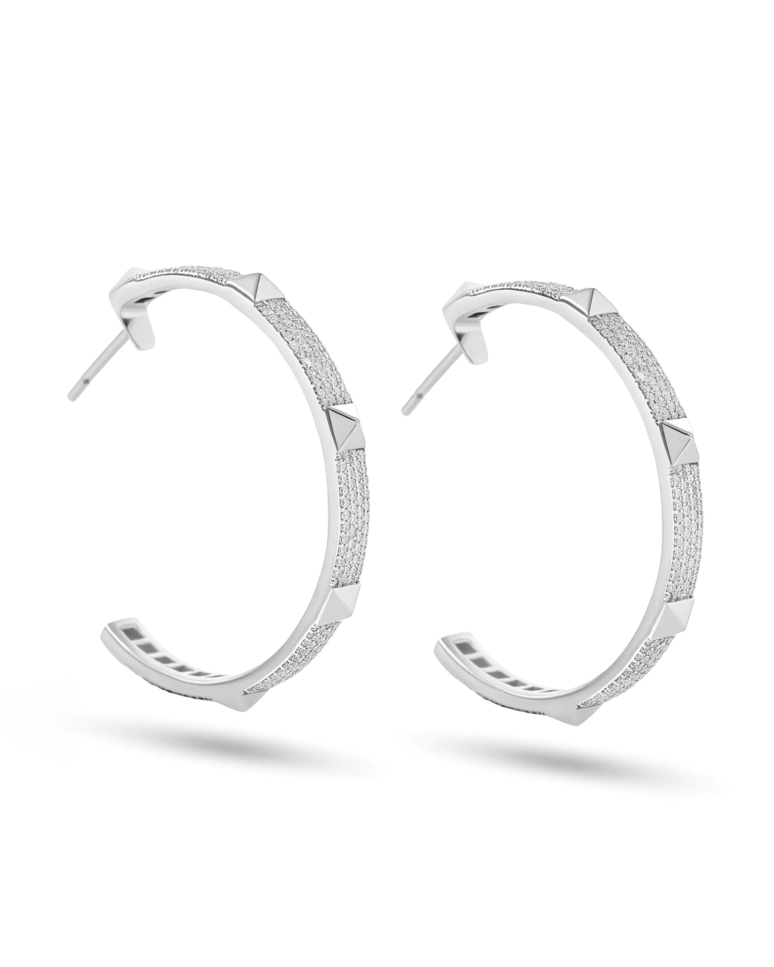 Hardware Hoops Silver | AMARIS JEWELS | Fine Jewelry